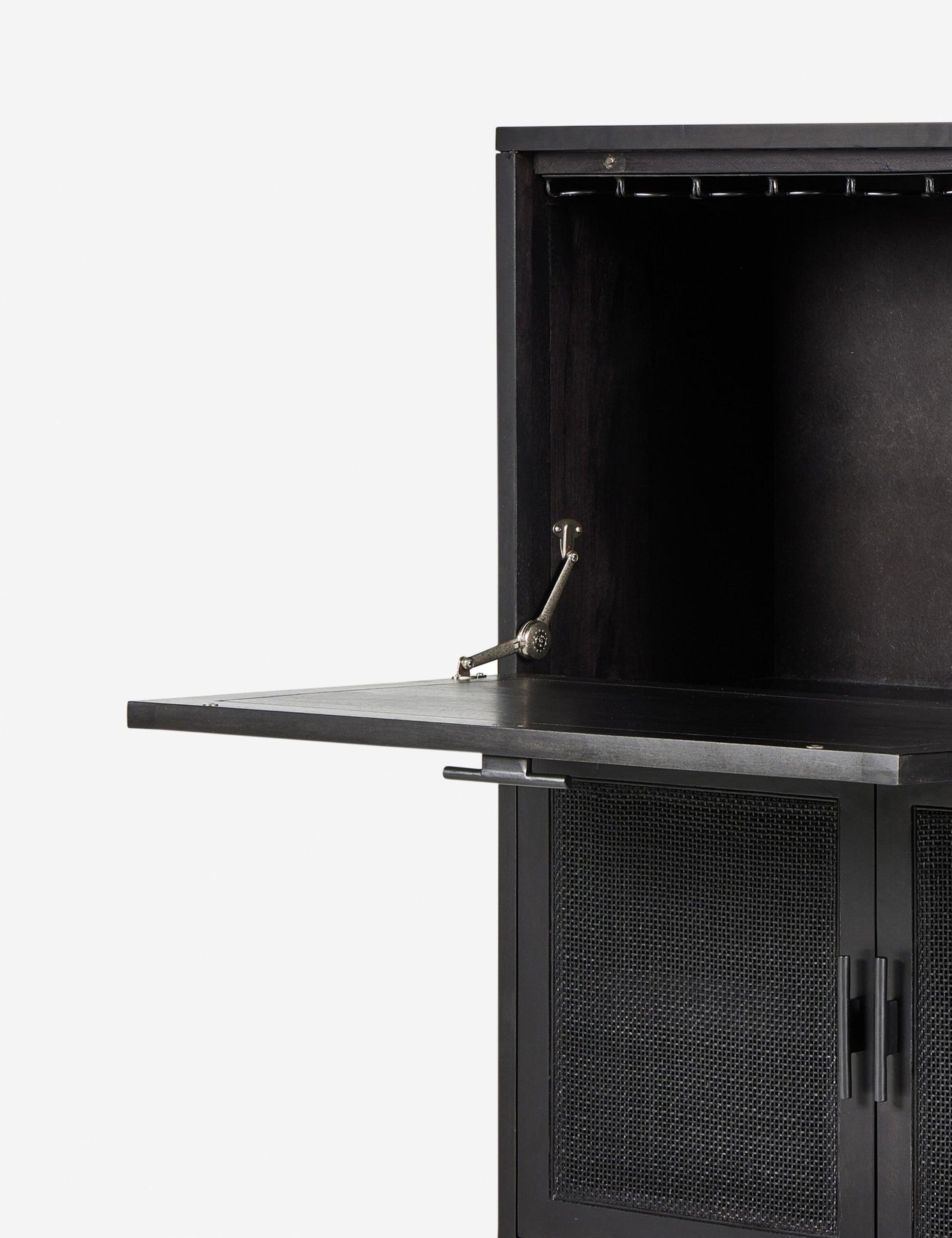 Philene Bar Cabinet - Black
