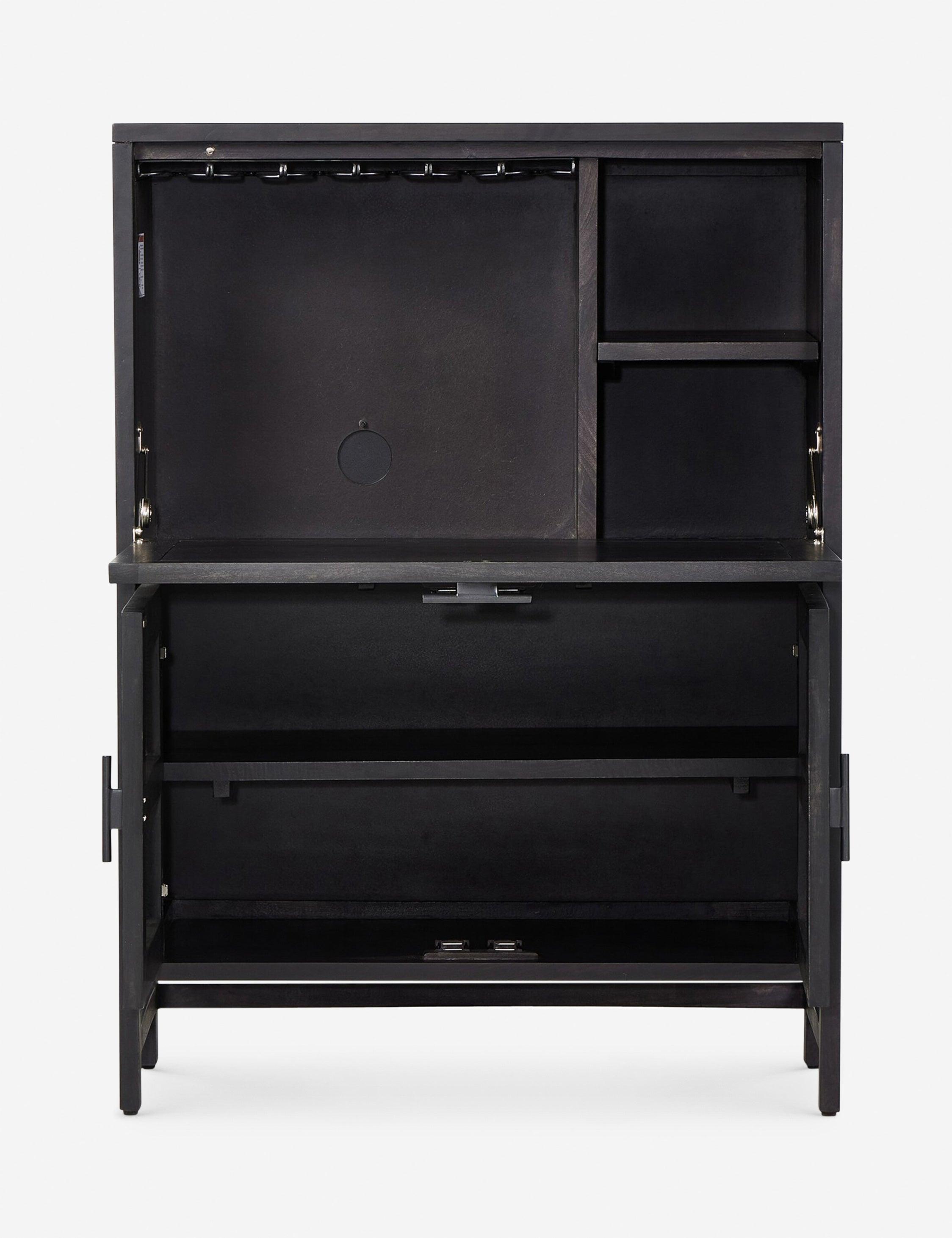 Philene Bar Cabinet - Black