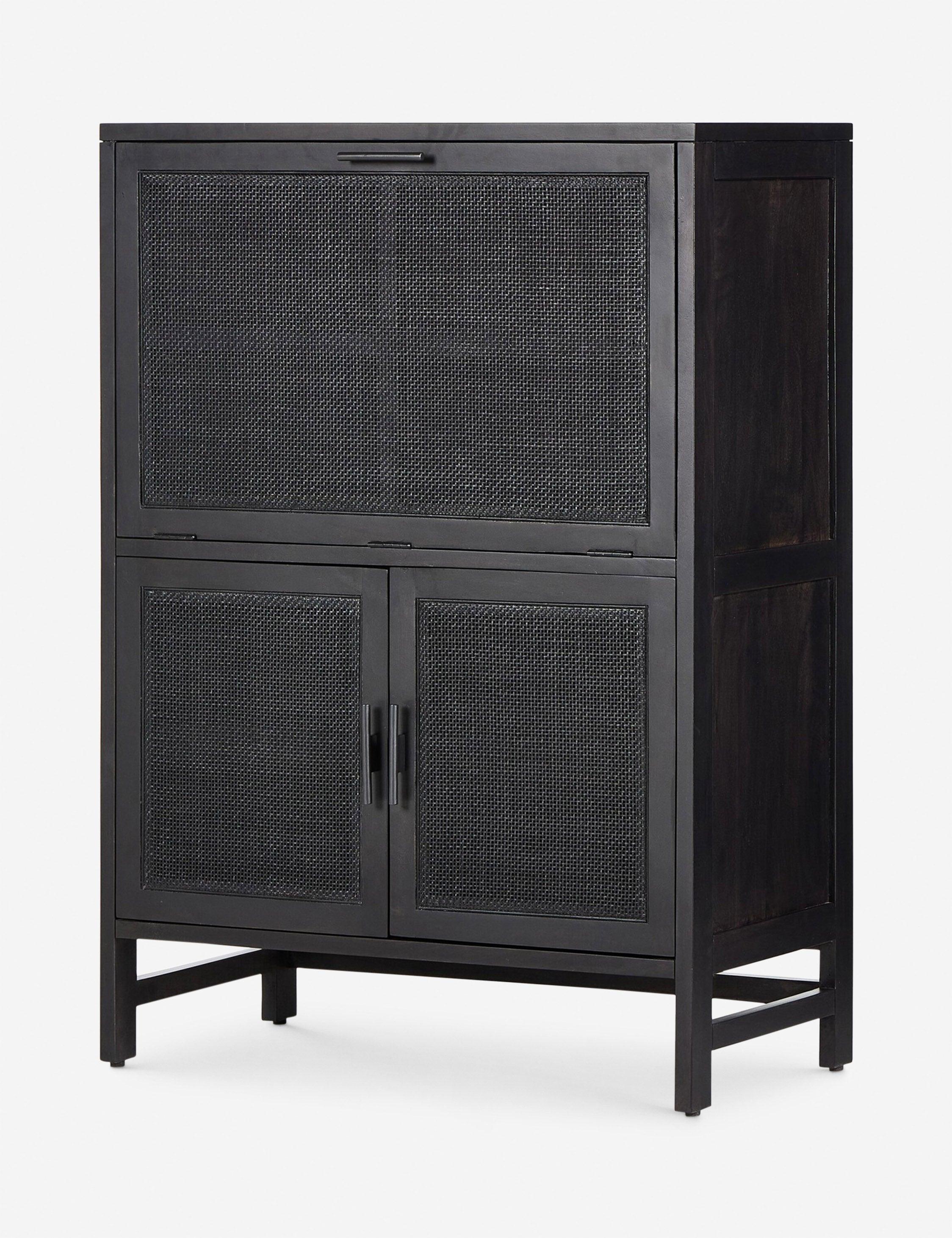 Philene Bar Cabinet - Black