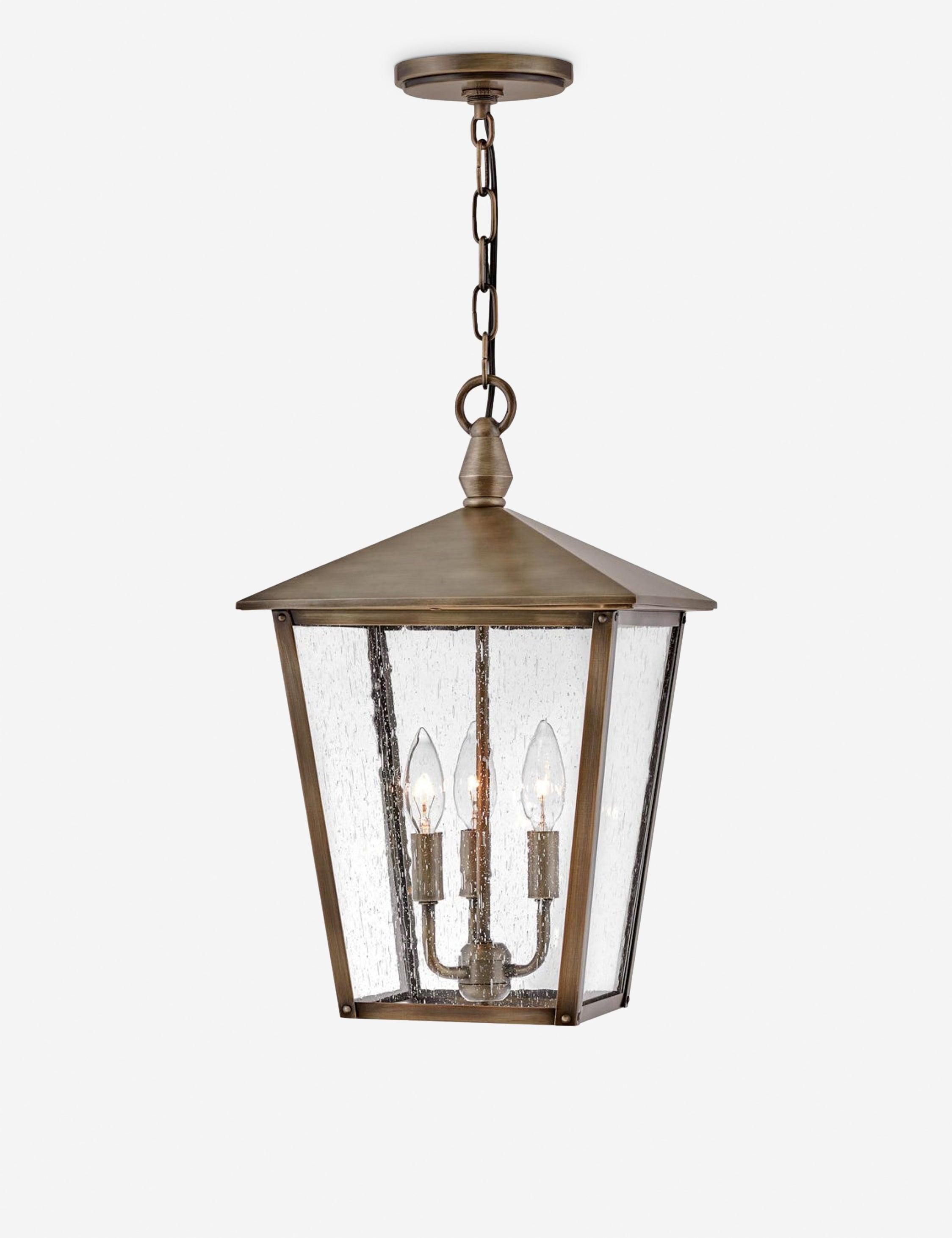 Mason Outdoor Pendant Light - Bronze / 11"Dia