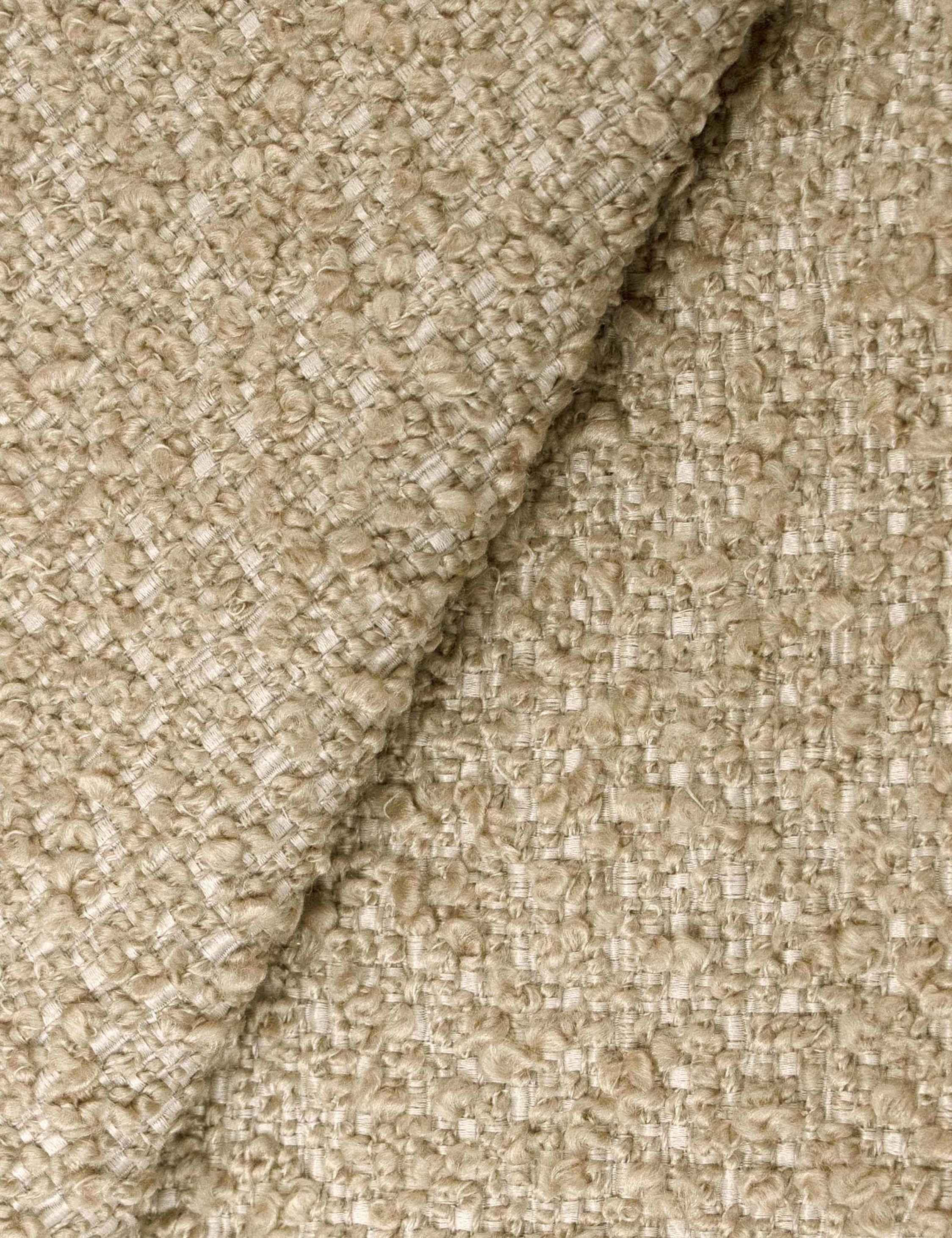 Mino Platform Bed - Buff Boucle / Full