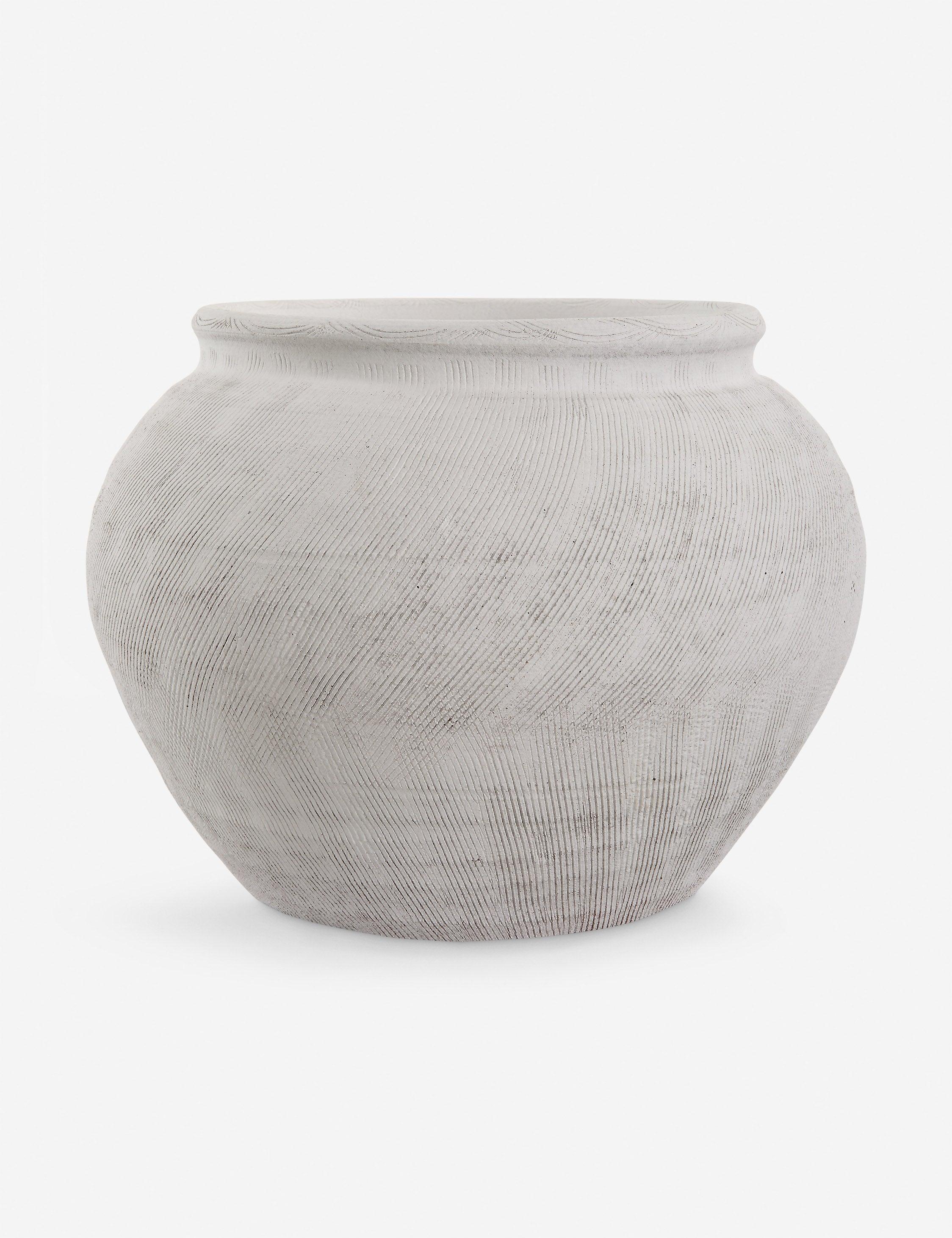 Arrosa Decorative Vase - White