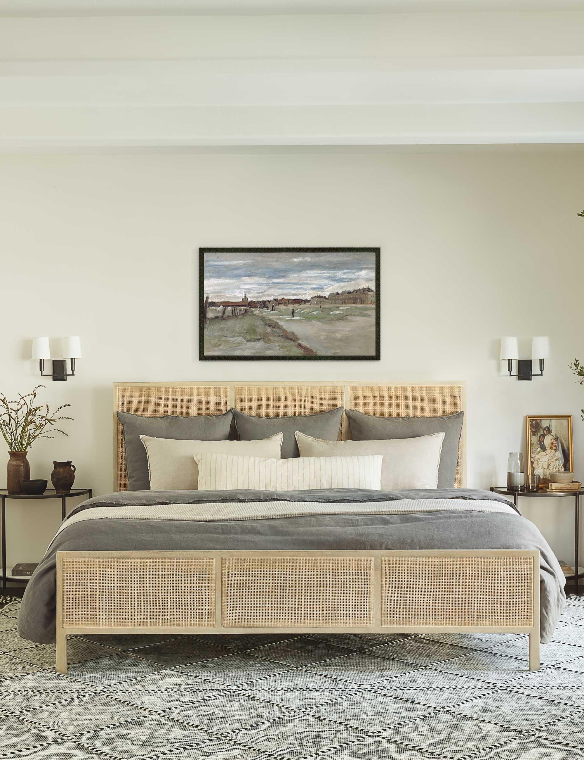 Hannah Platform Bed - Russet / Queen
