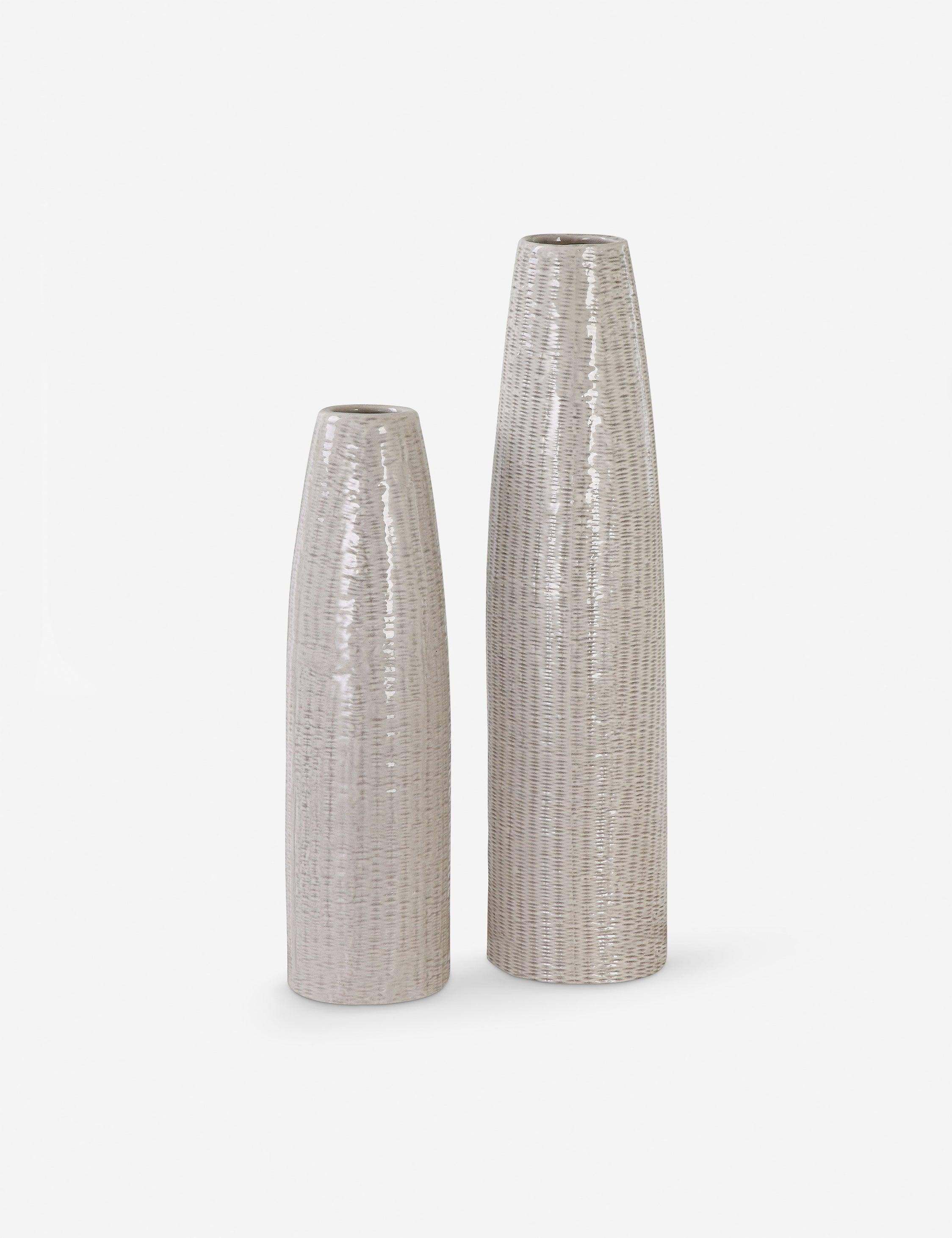 Henning Decorative Vases (Set of 2) - Gray