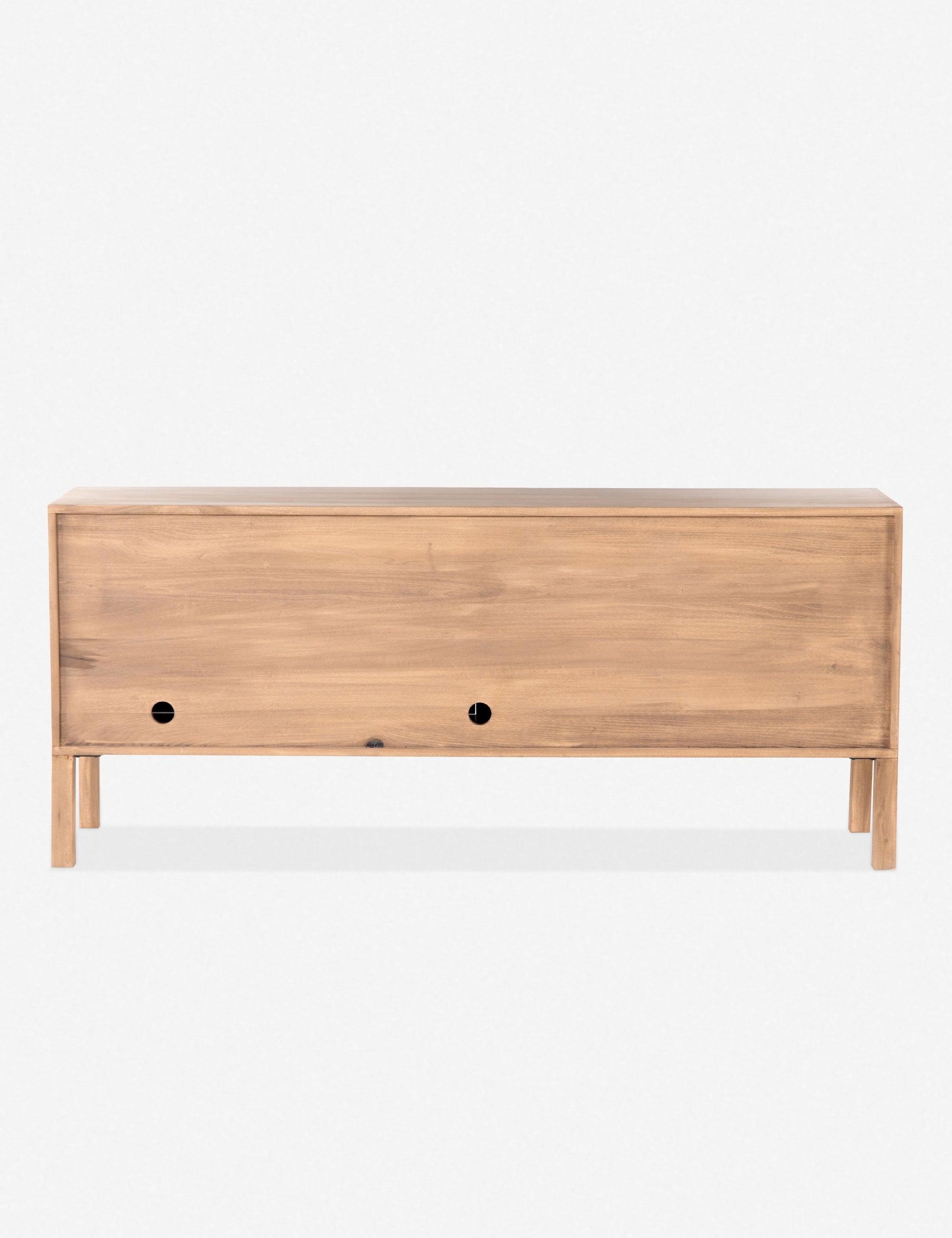 Isador Contemporary 74'' Brown Solid Poplar Sideboard