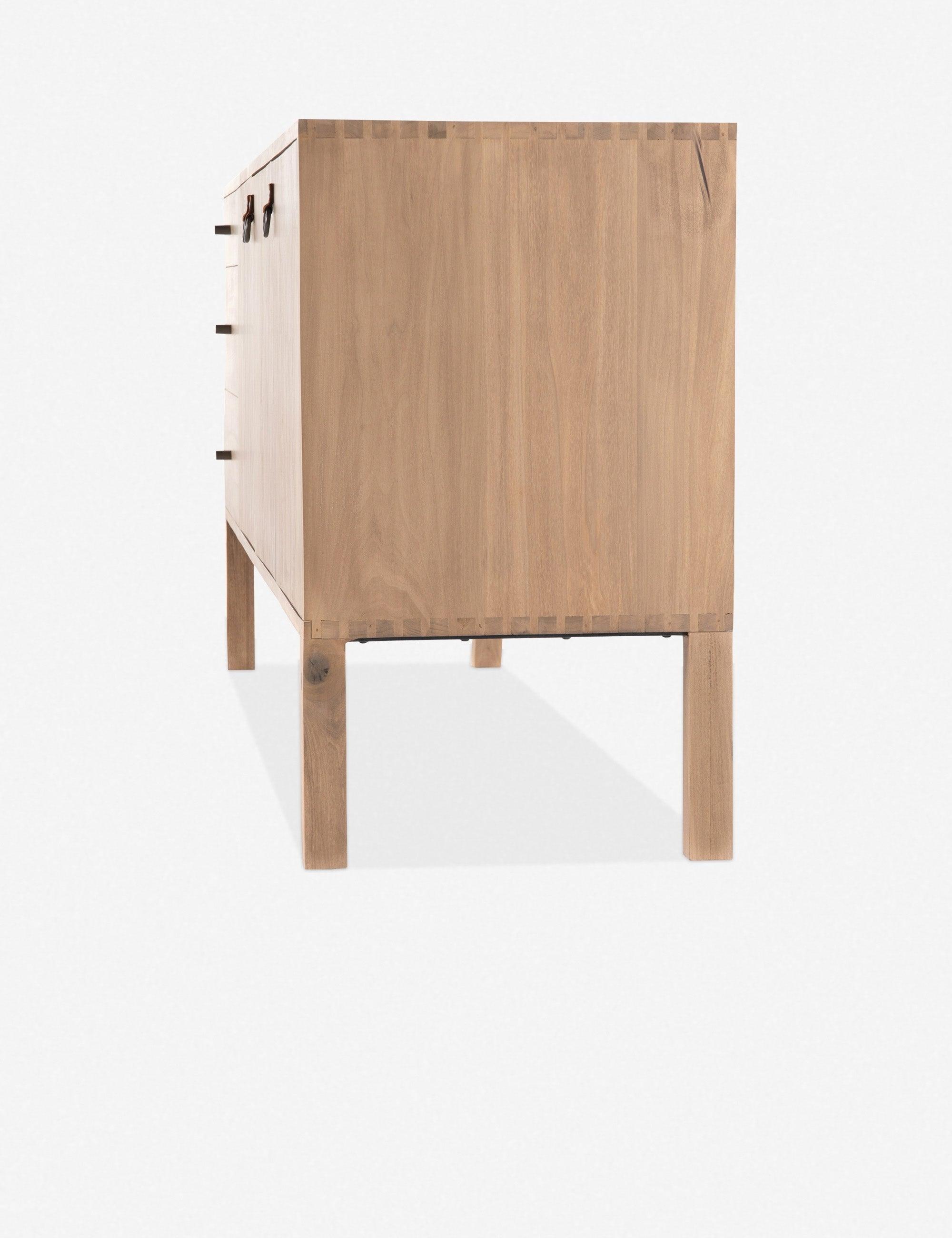 Isador Contemporary 74'' Brown Solid Poplar Sideboard