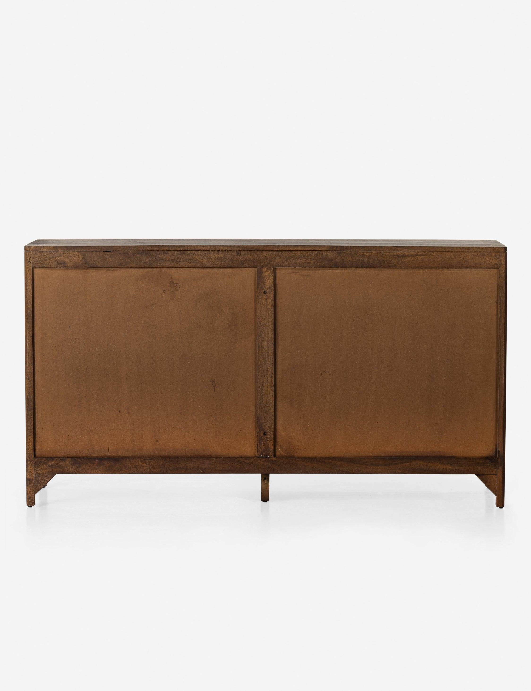 Prescott Sydney 58" Coastal Brown Wash Double Dresser with Mirror