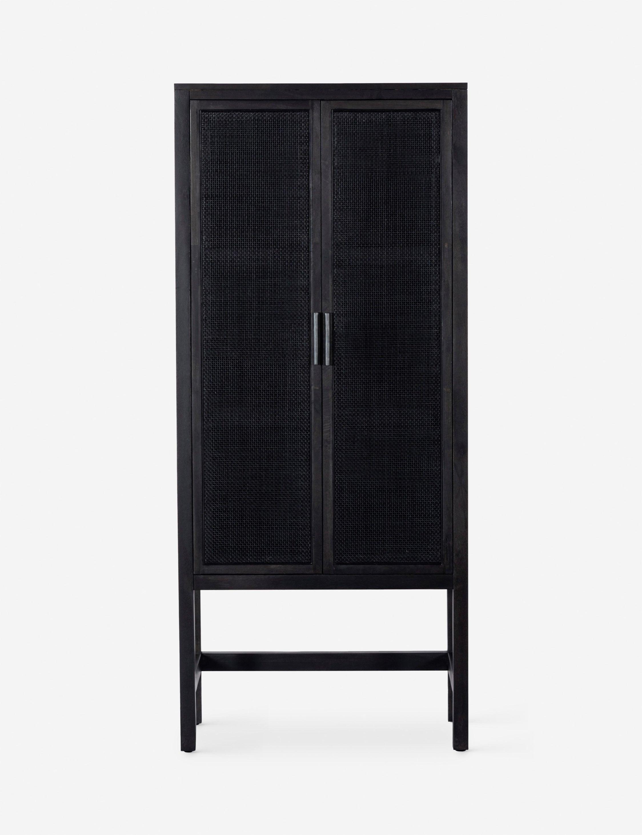 Hannah Narrow Cabinet - Black and Black