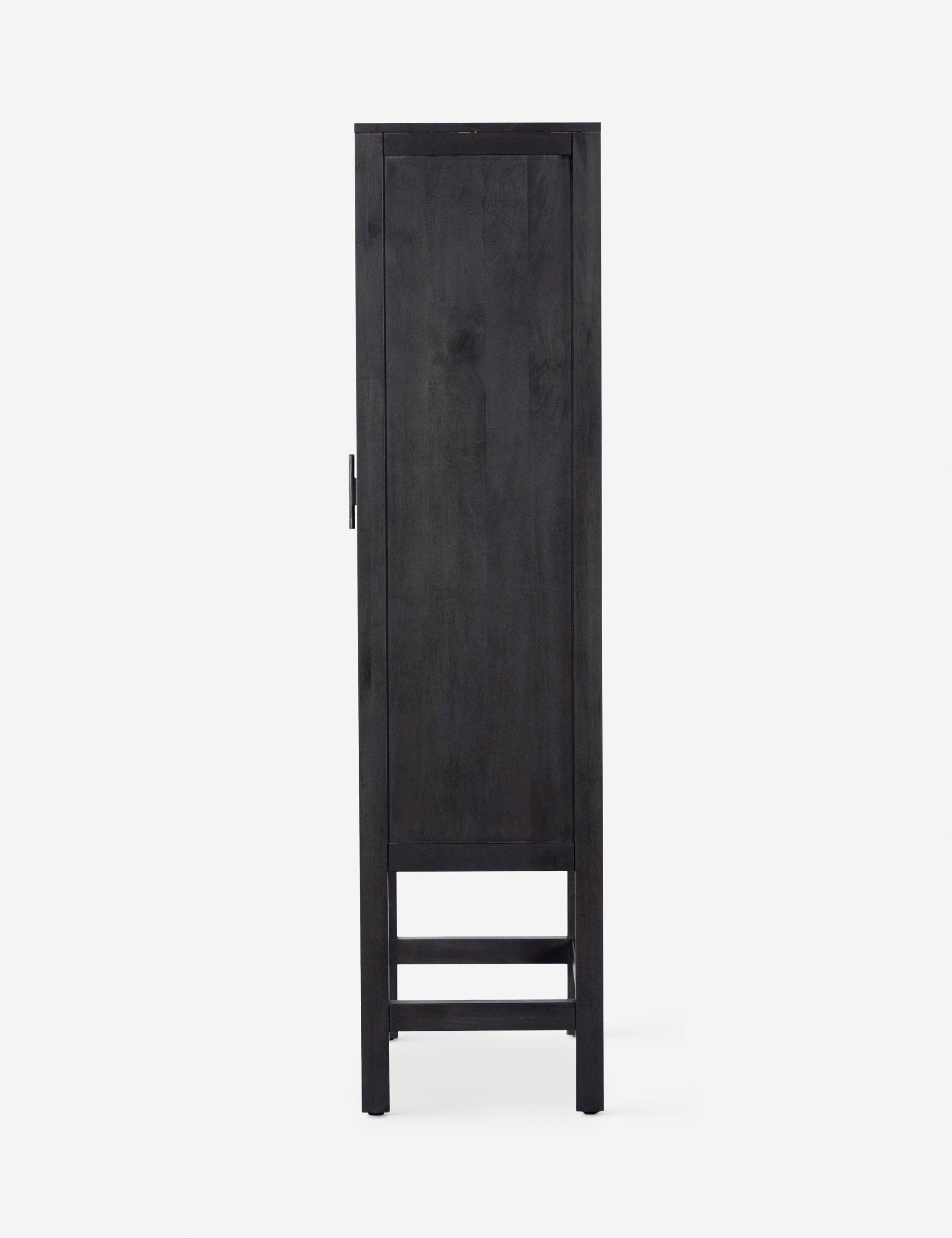 Hannah Narrow Cabinet - Black and Black