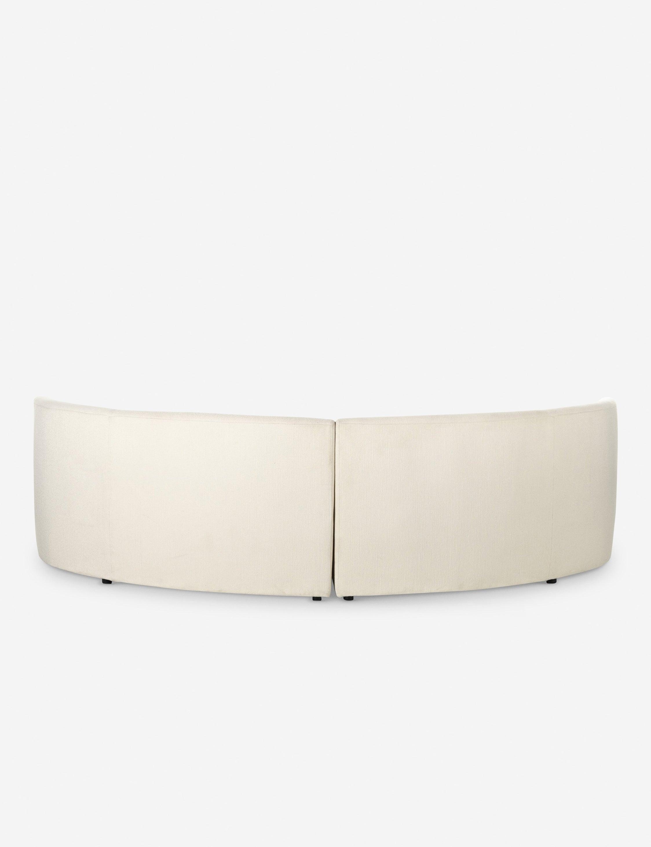 Kaylani Dining Bench - Ivory Performance Fabric