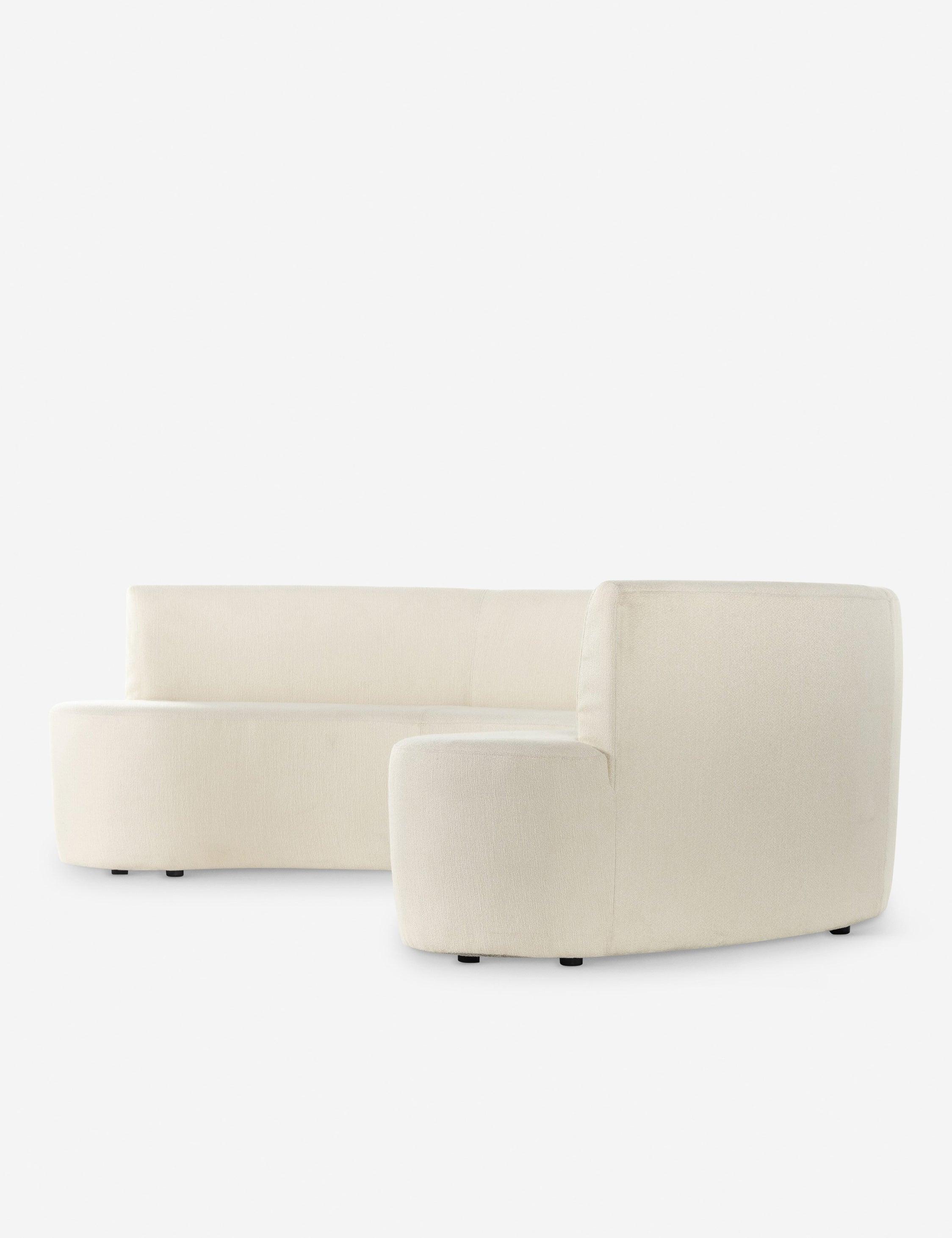 Kaylani Dining Bench - Ivory Performance Fabric