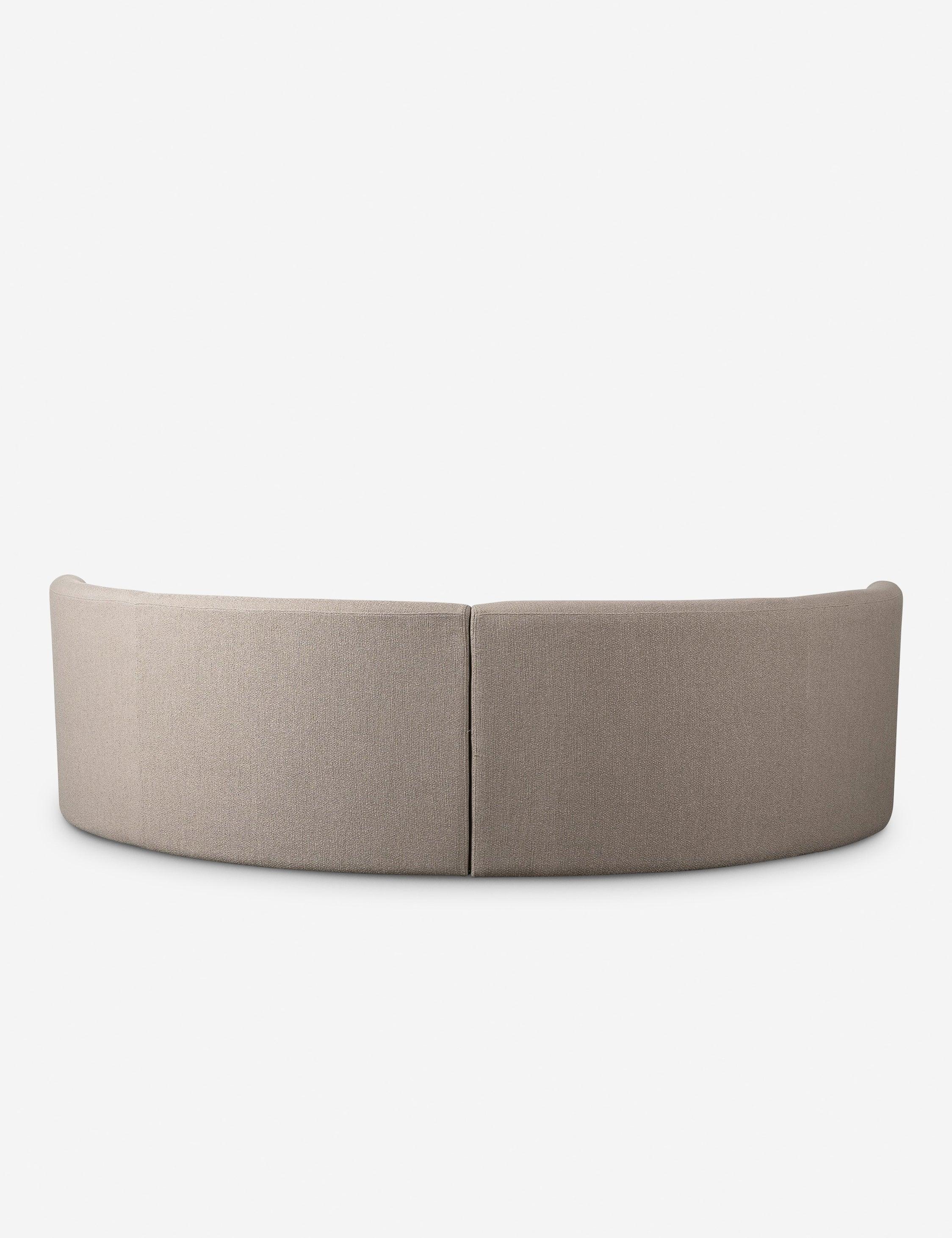 Kaylani Dining Bench - Taupe Performance Fabric