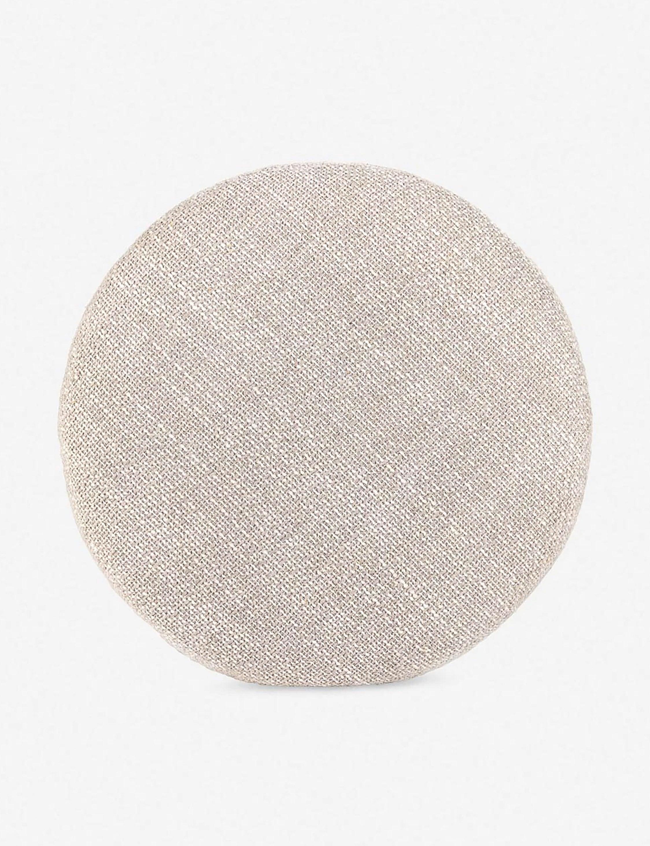 Yurewn Round Ottoman - Natural