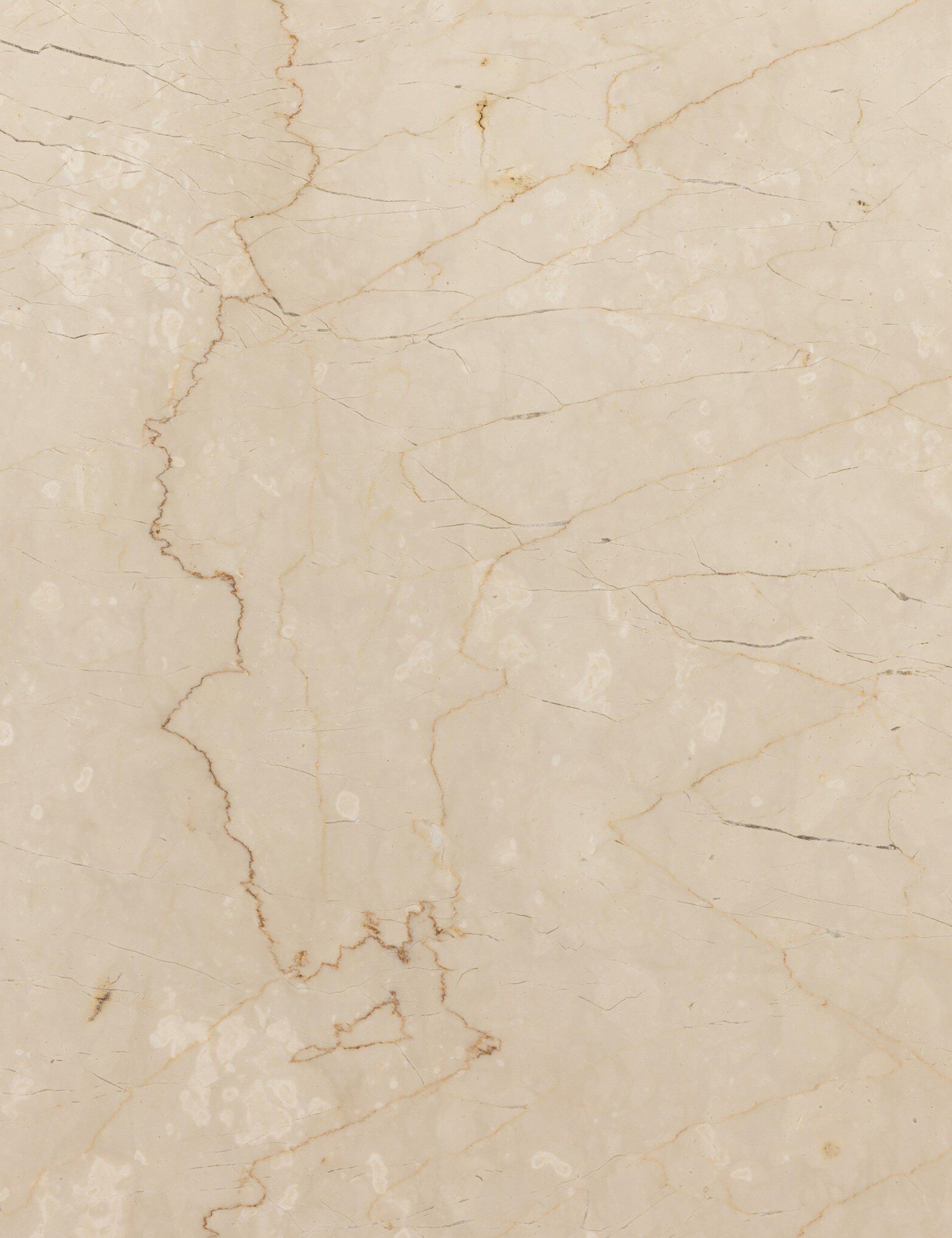 Leonel Side Table - Cream Marble