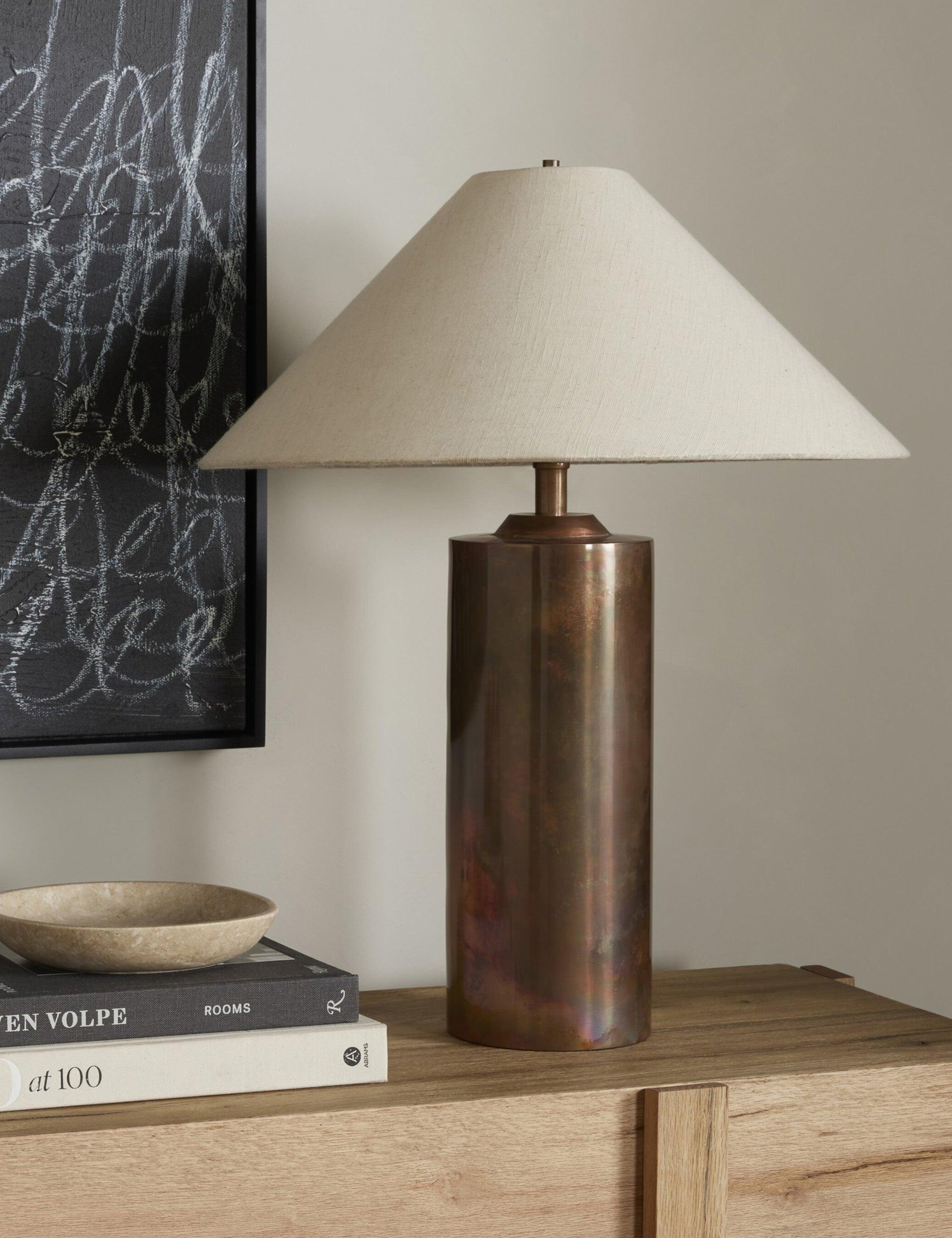 Sevigne Table Lamp - Burnt Brass