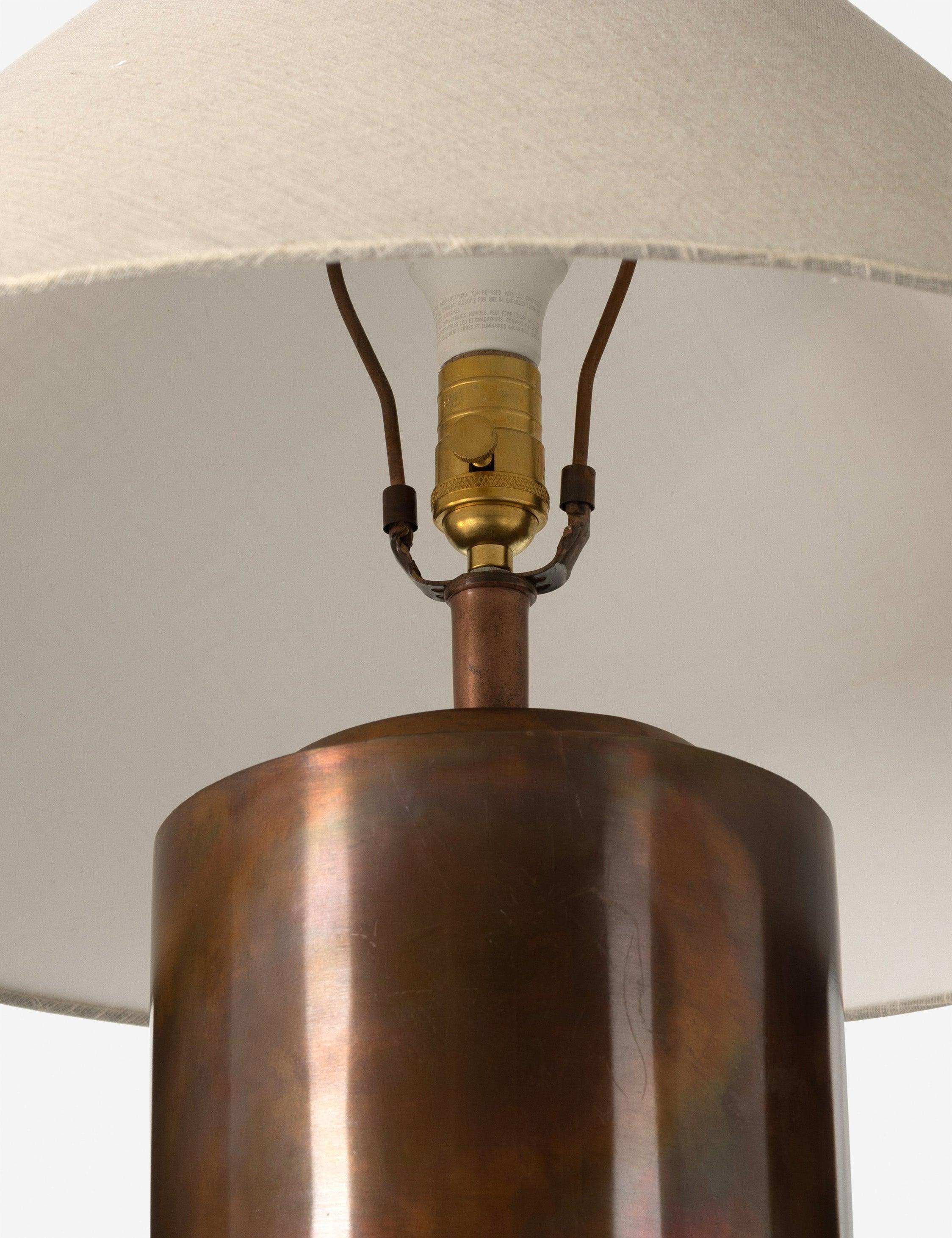 Sevigne Table Lamp - Burnt Brass