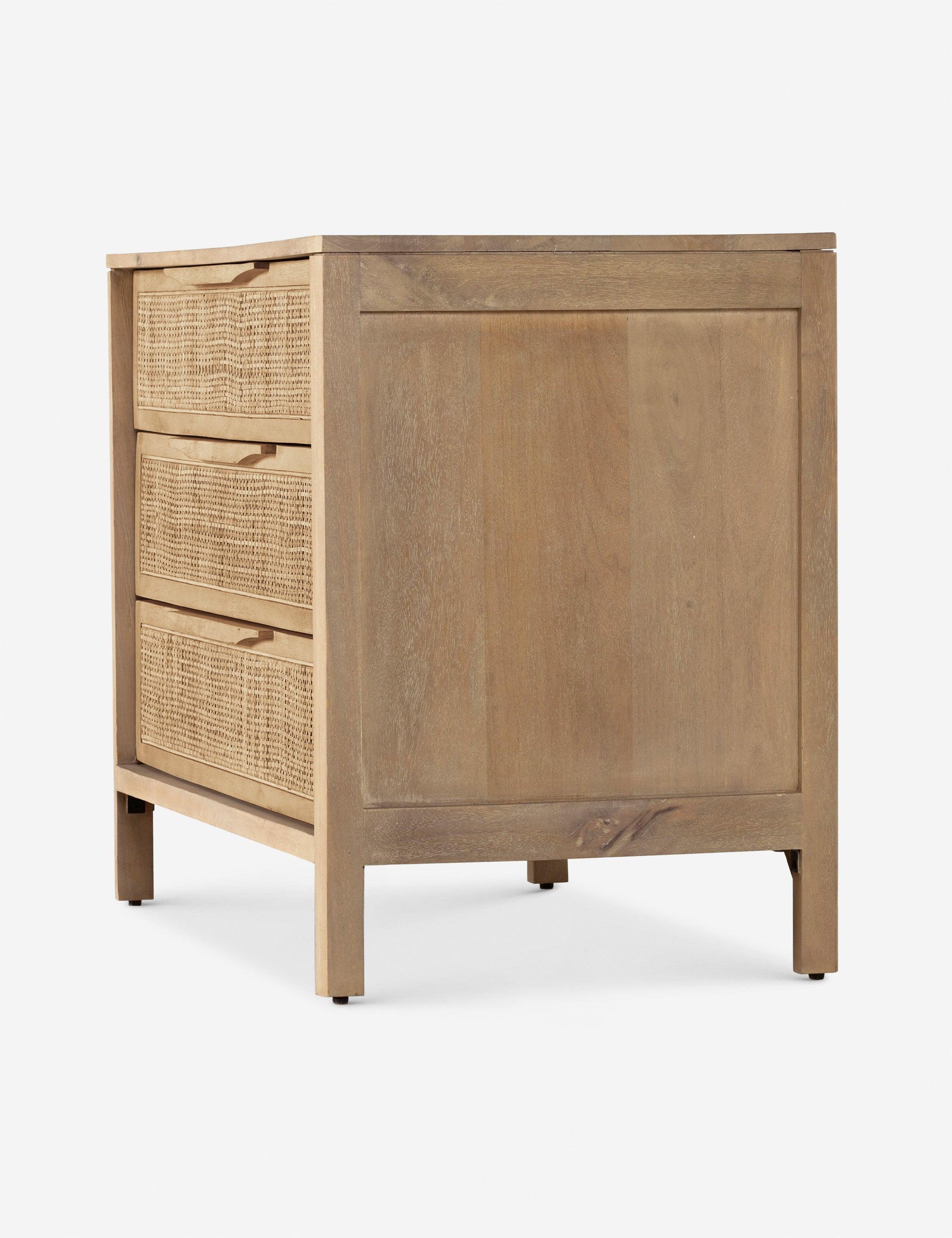 Hannah 3-Drawer Nightstand - Natural