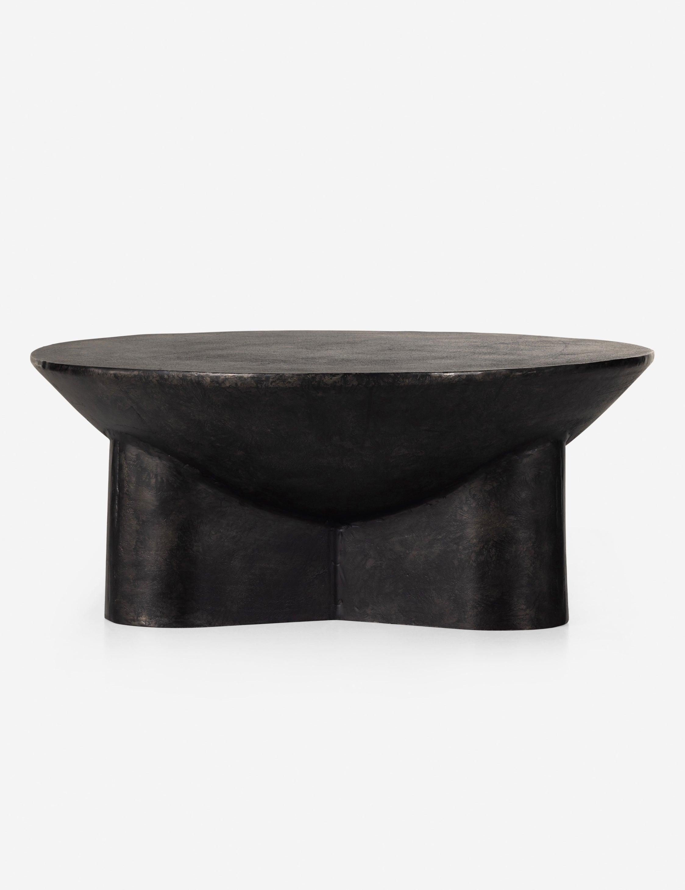 Lagos Round Coffee Table - Black