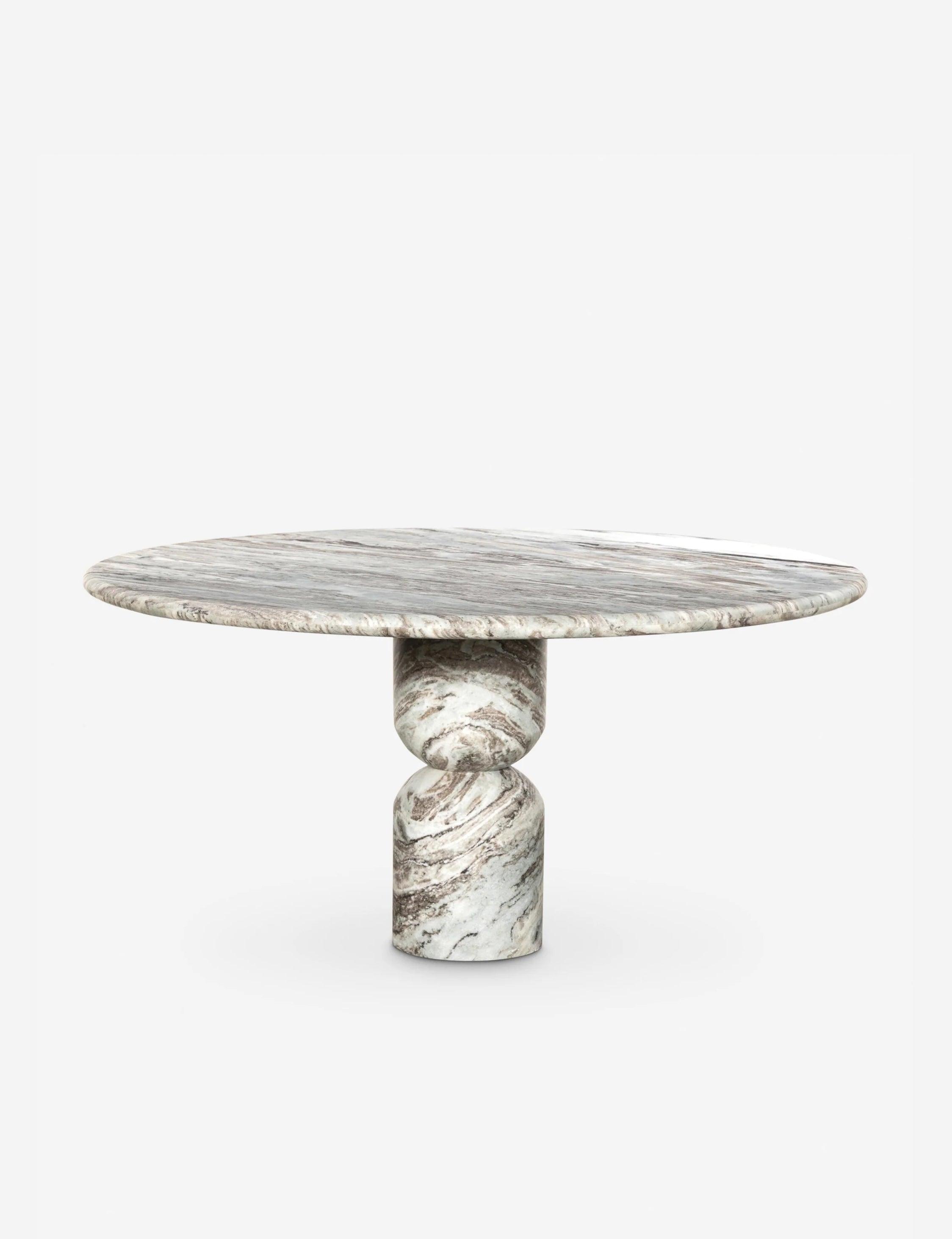Figueroa Round Dining Table by Amber Lewis x Four Hands - Marble / 60"W