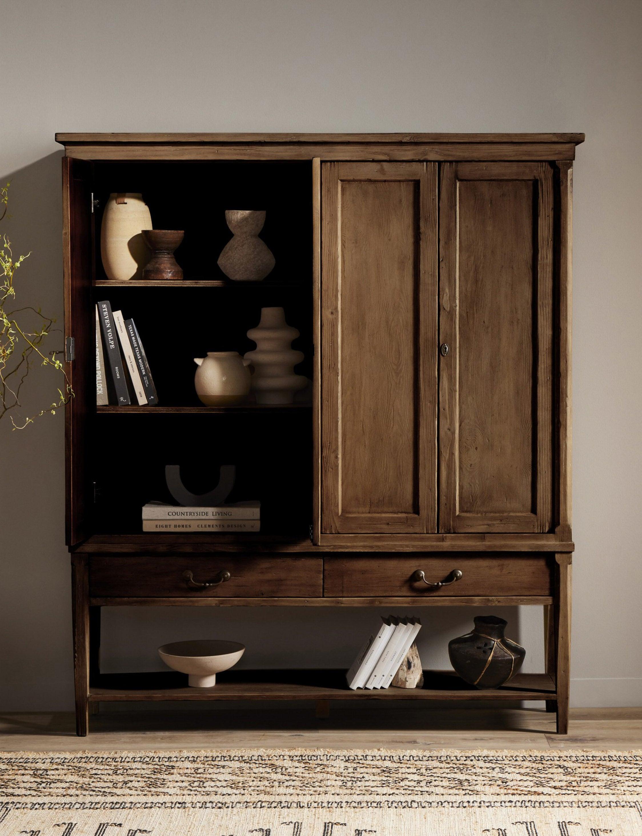 Chaperal Double Cabinet - Brown