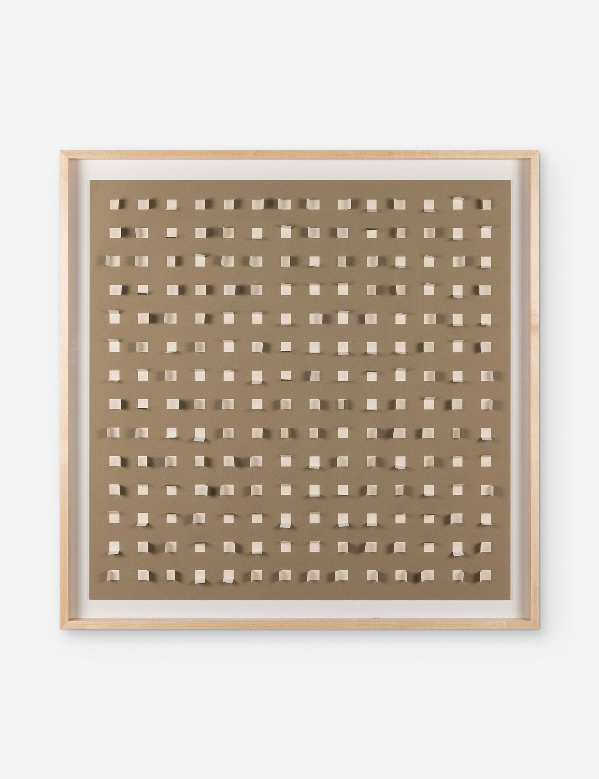 See Through Wall Art - Taupe and Sand / 48" x 48"