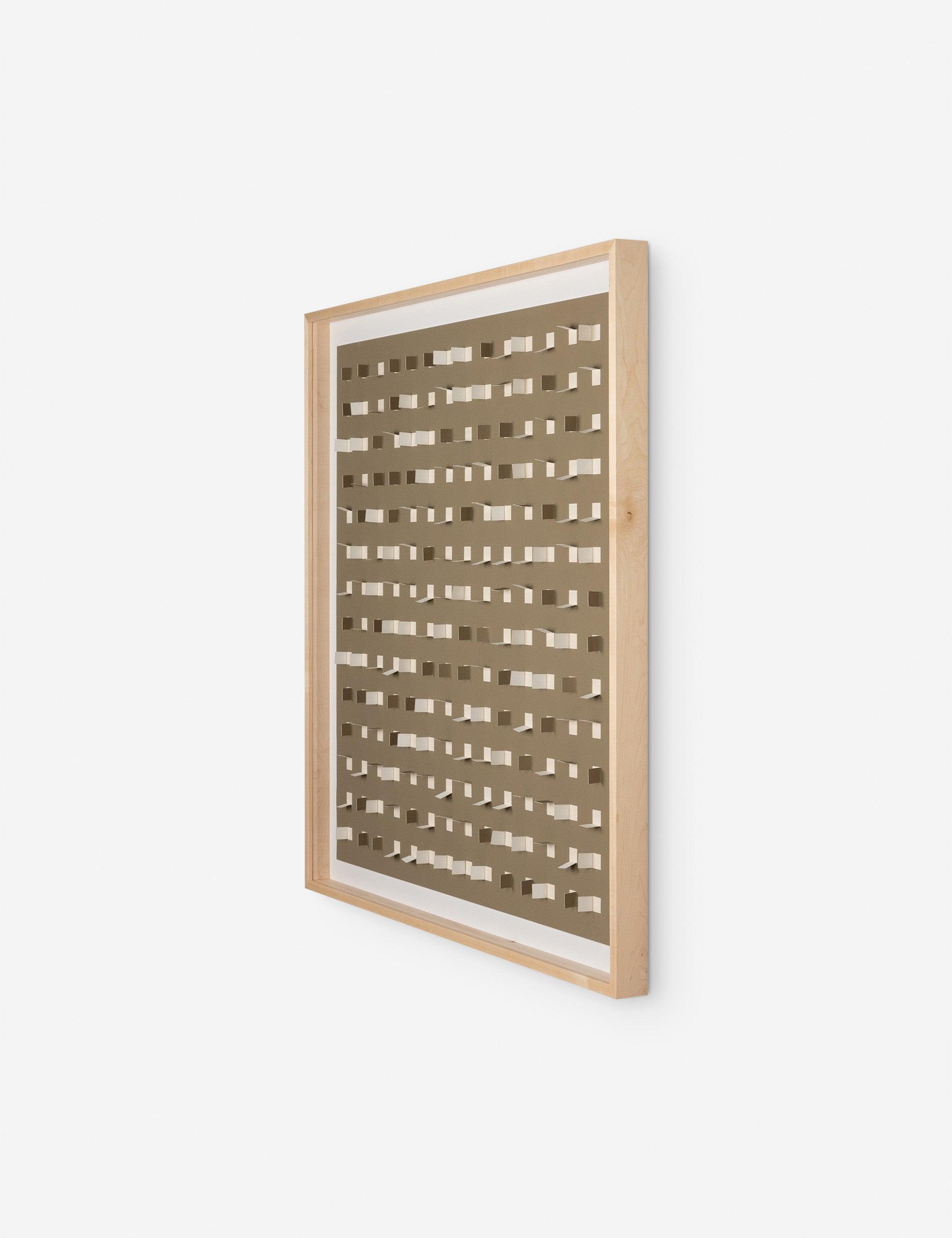 See Through Wall Art - Taupe and Sand / 48" x 48"