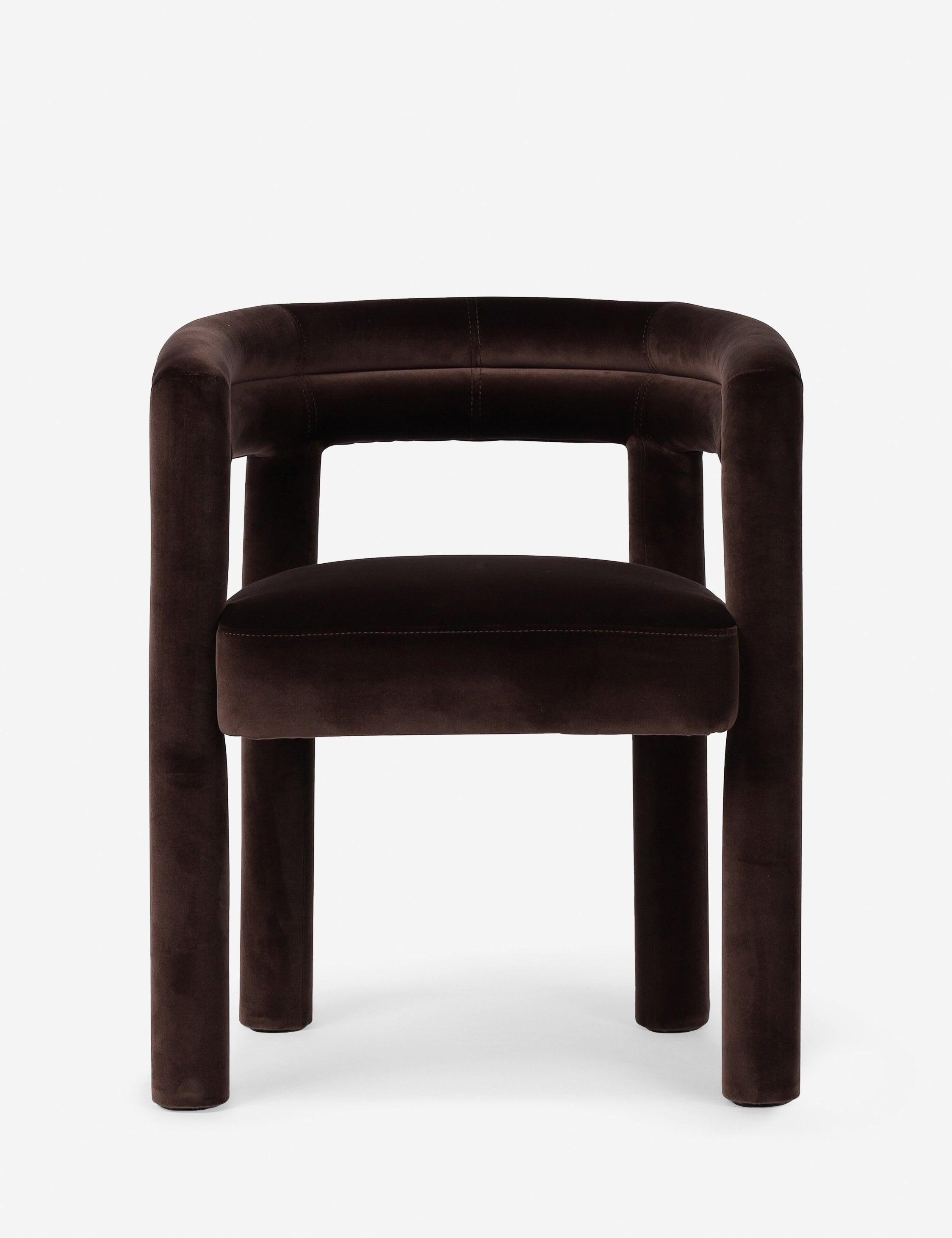 Sola Dining Chair - Chocolate Velvet