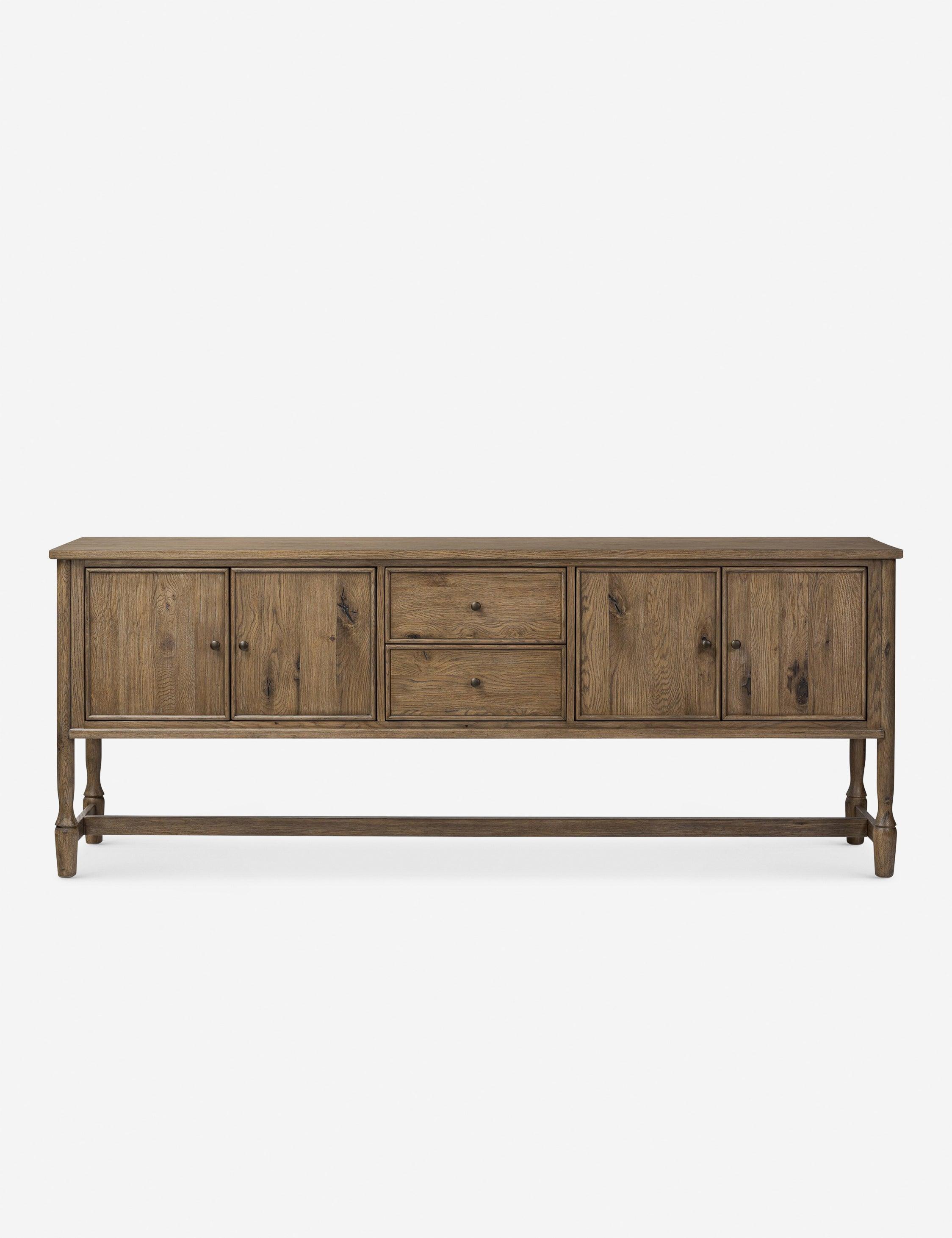 Bari Sideboard by Amber Lewis x Four Hands - Weathered Oak / 84"W