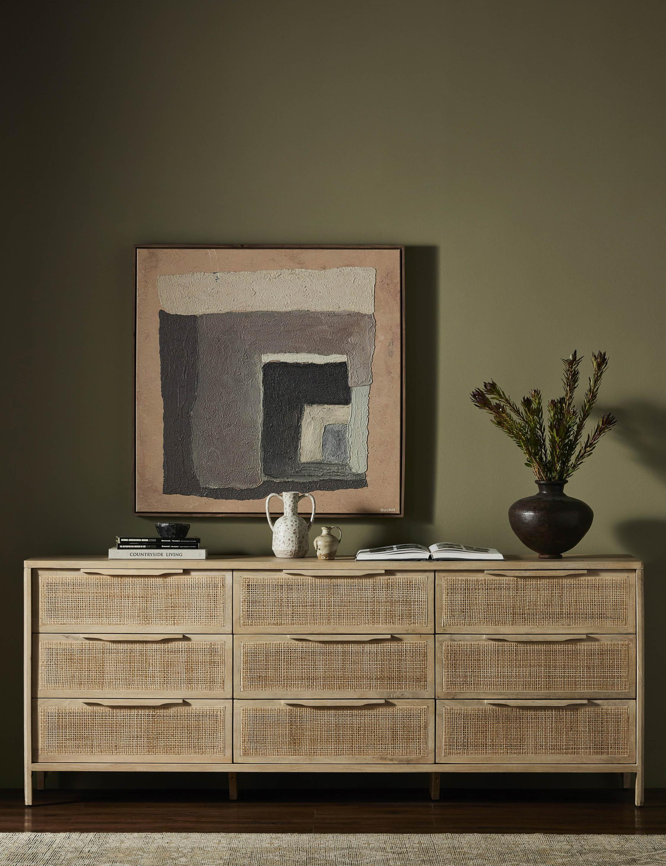 Hannah 9-Drawer Dresser - Natural