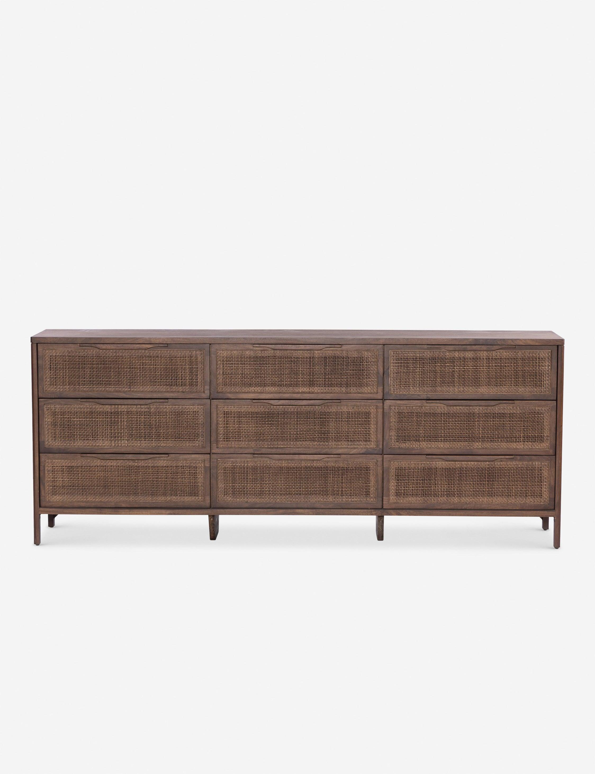 Hannah 9-Drawer Dresser - Russet