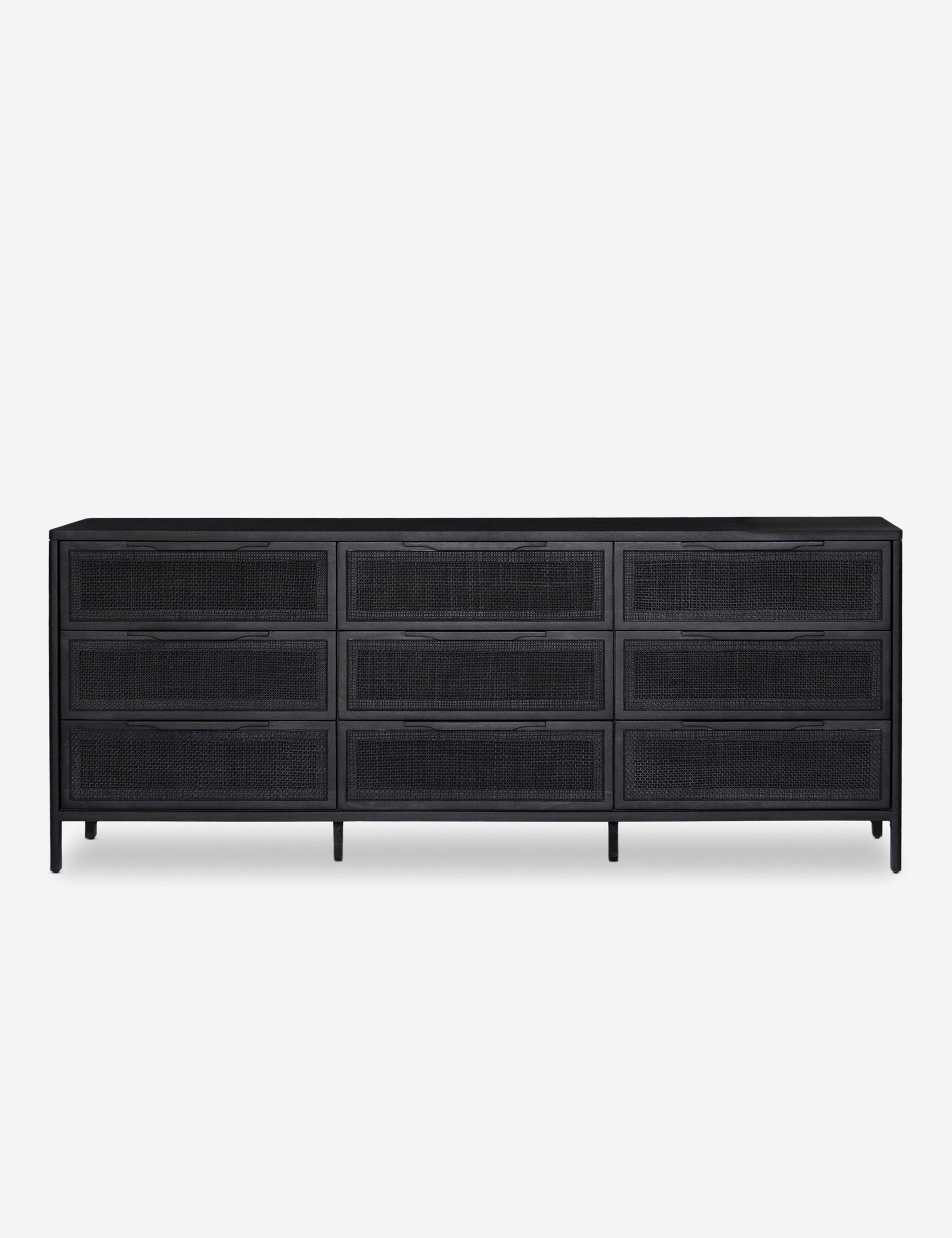 Hannah 9-Drawer Dresser - Black and Black