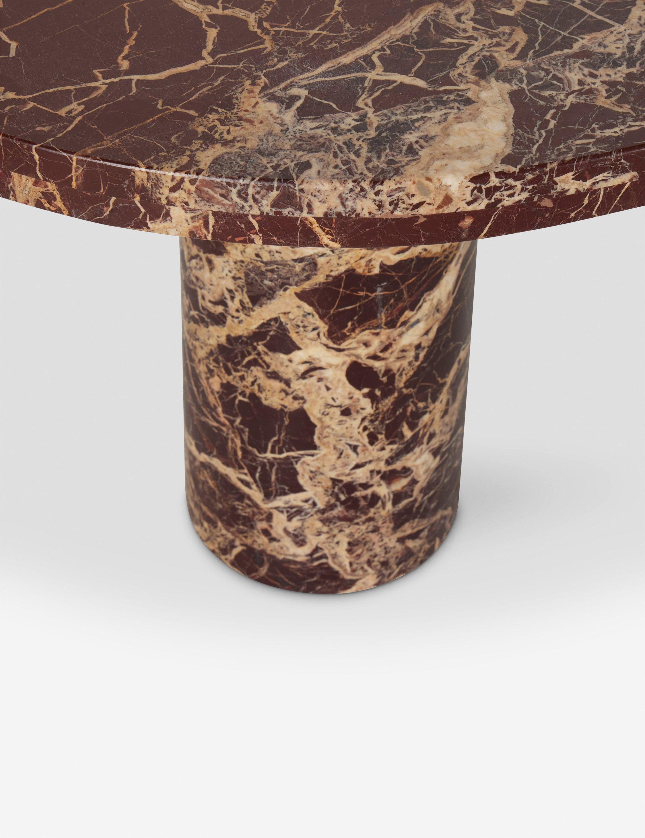 Mariano Coffee Table - Merlot Marble / Large