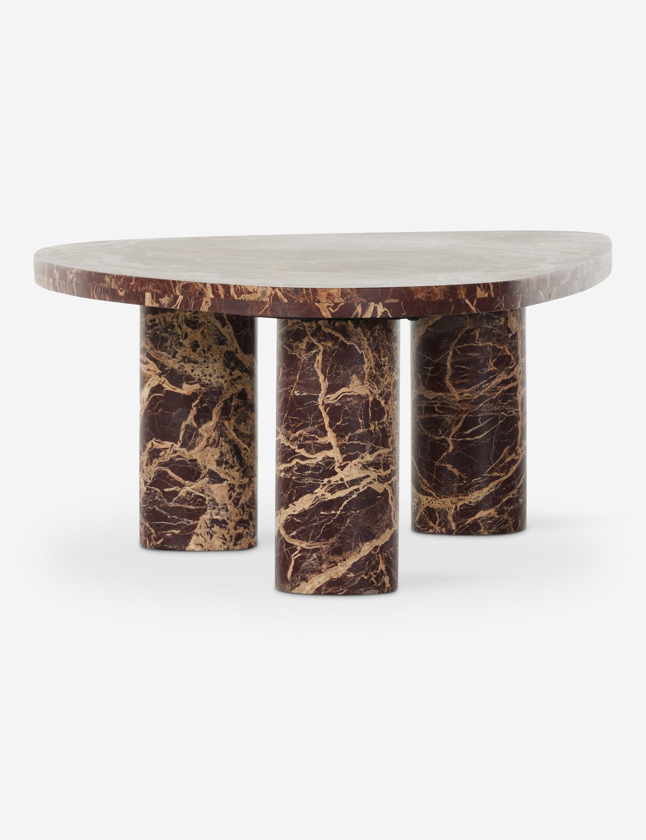 Mariano Coffee Table - Merlot Marble / Large