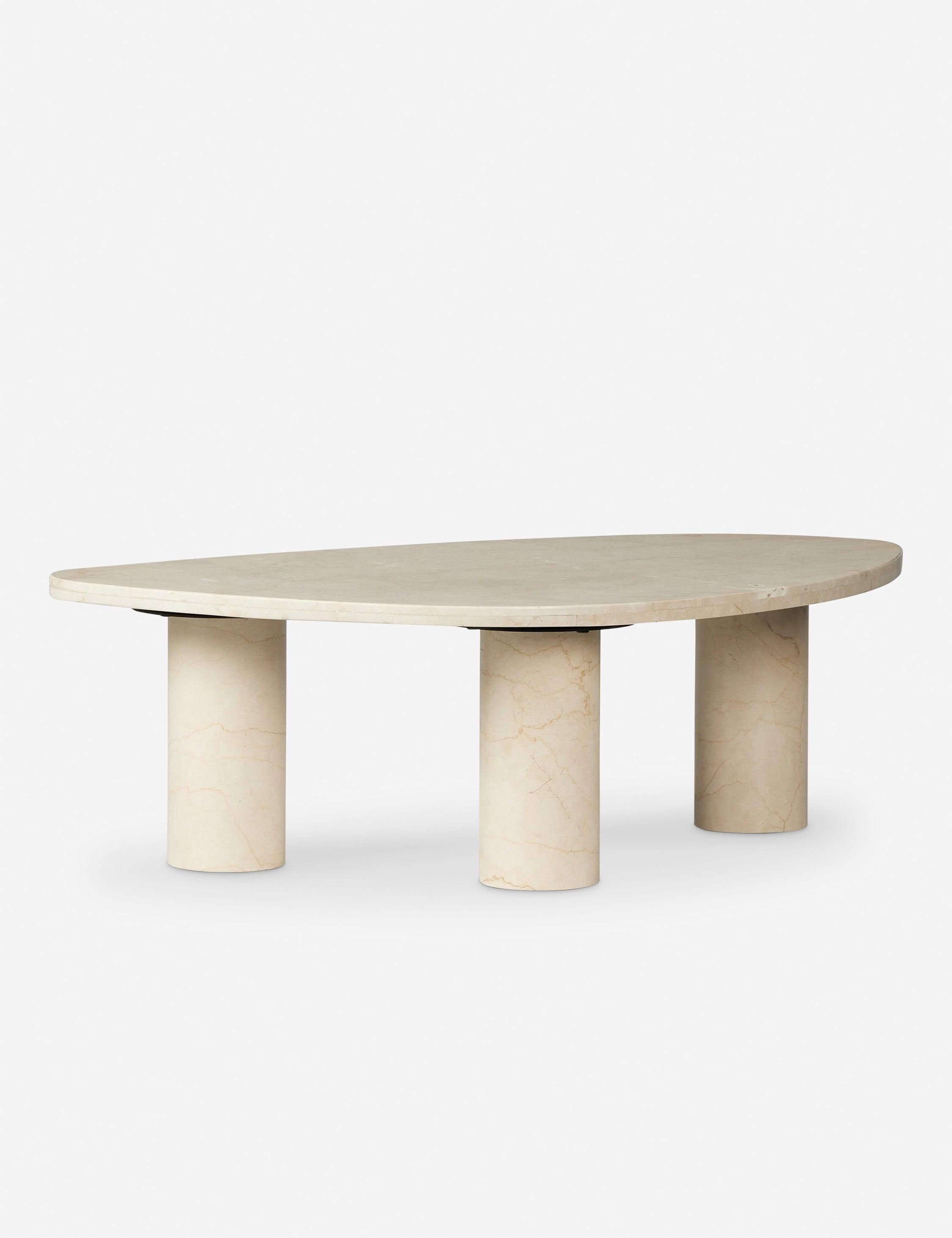Mariano Coffee Table - Cream Marble / Large