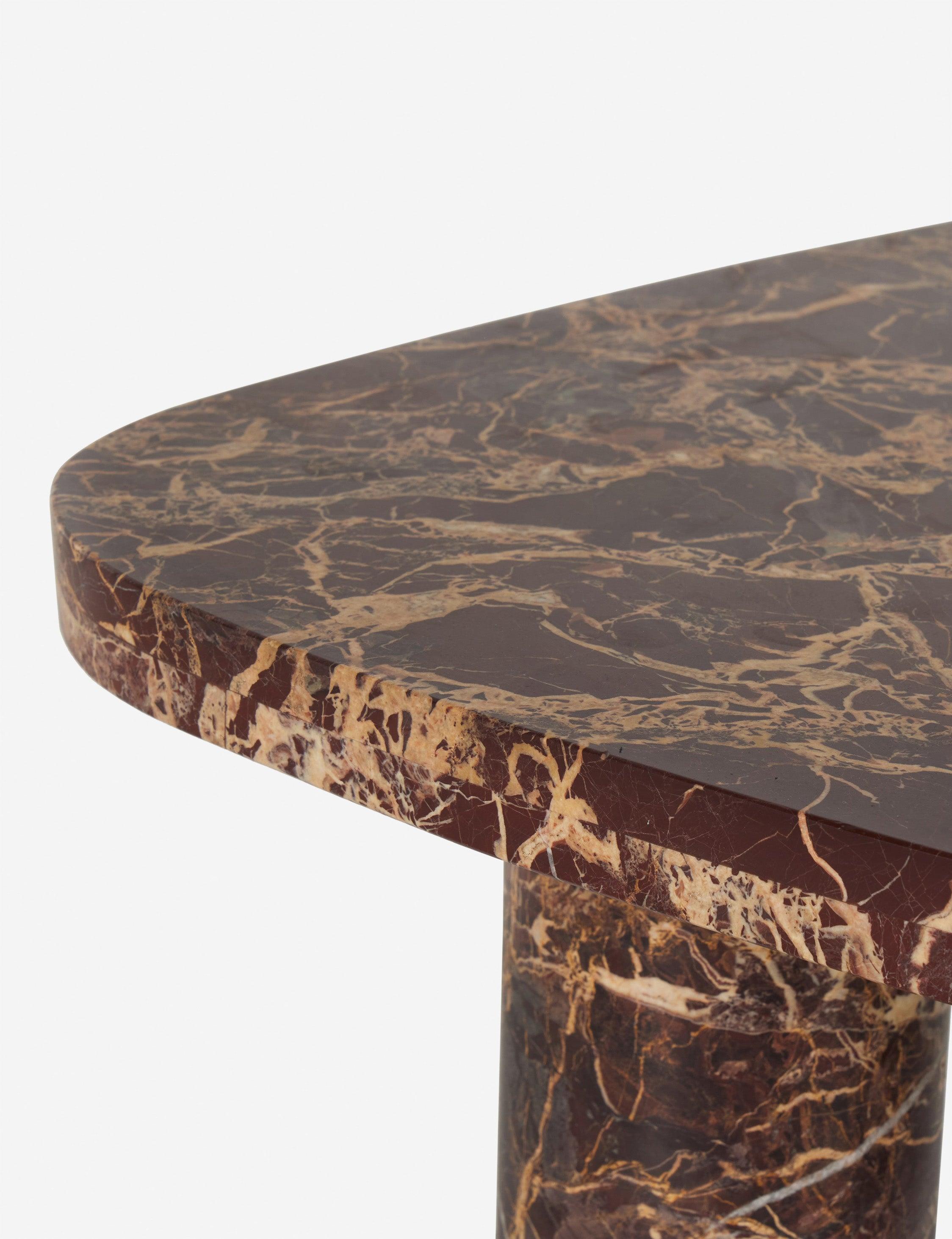 Mariano Coffee Table - Merlot Marble / Small