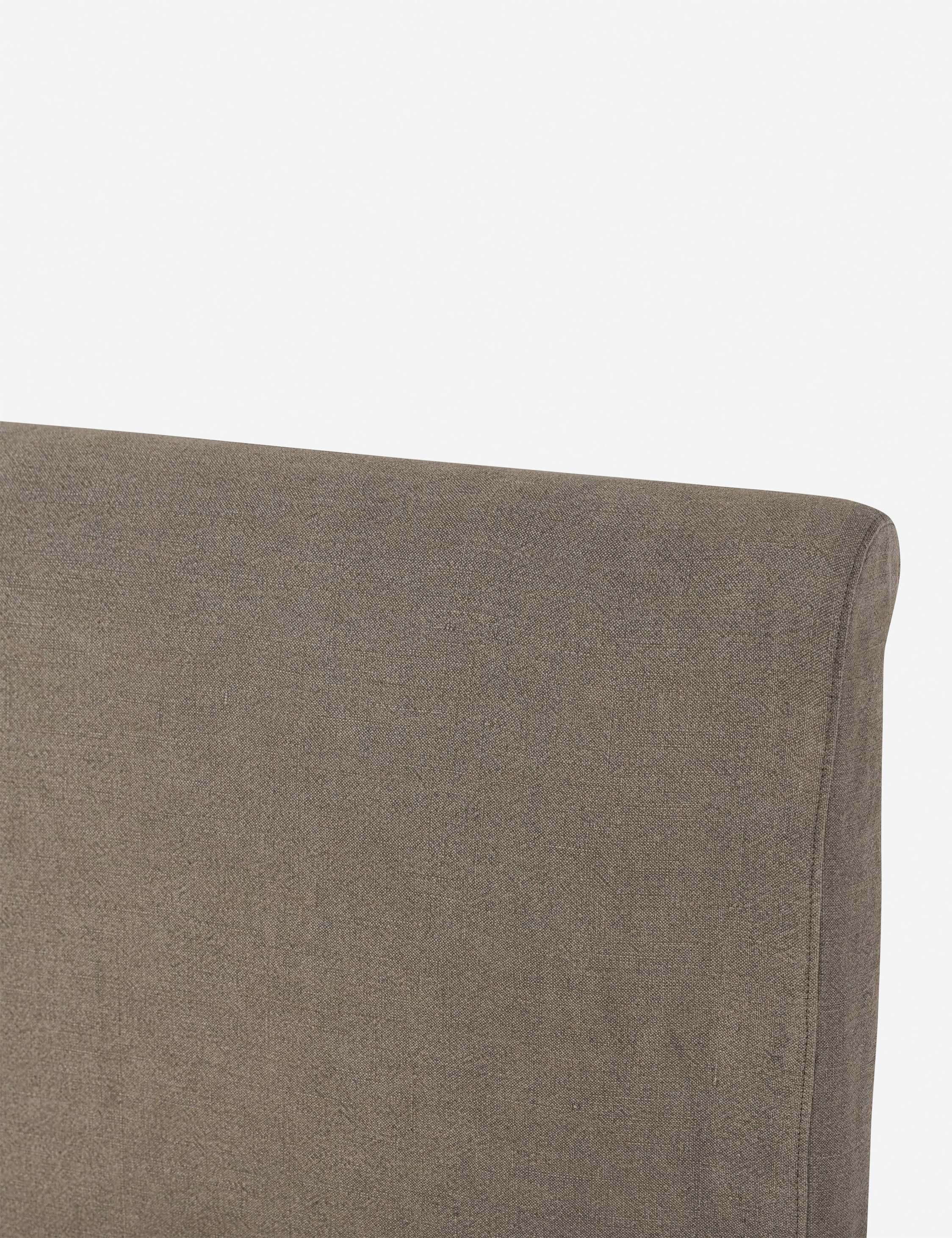 Dalia Slipcover Bed by Amber Lewis x Four Hands - Coffee / Queen