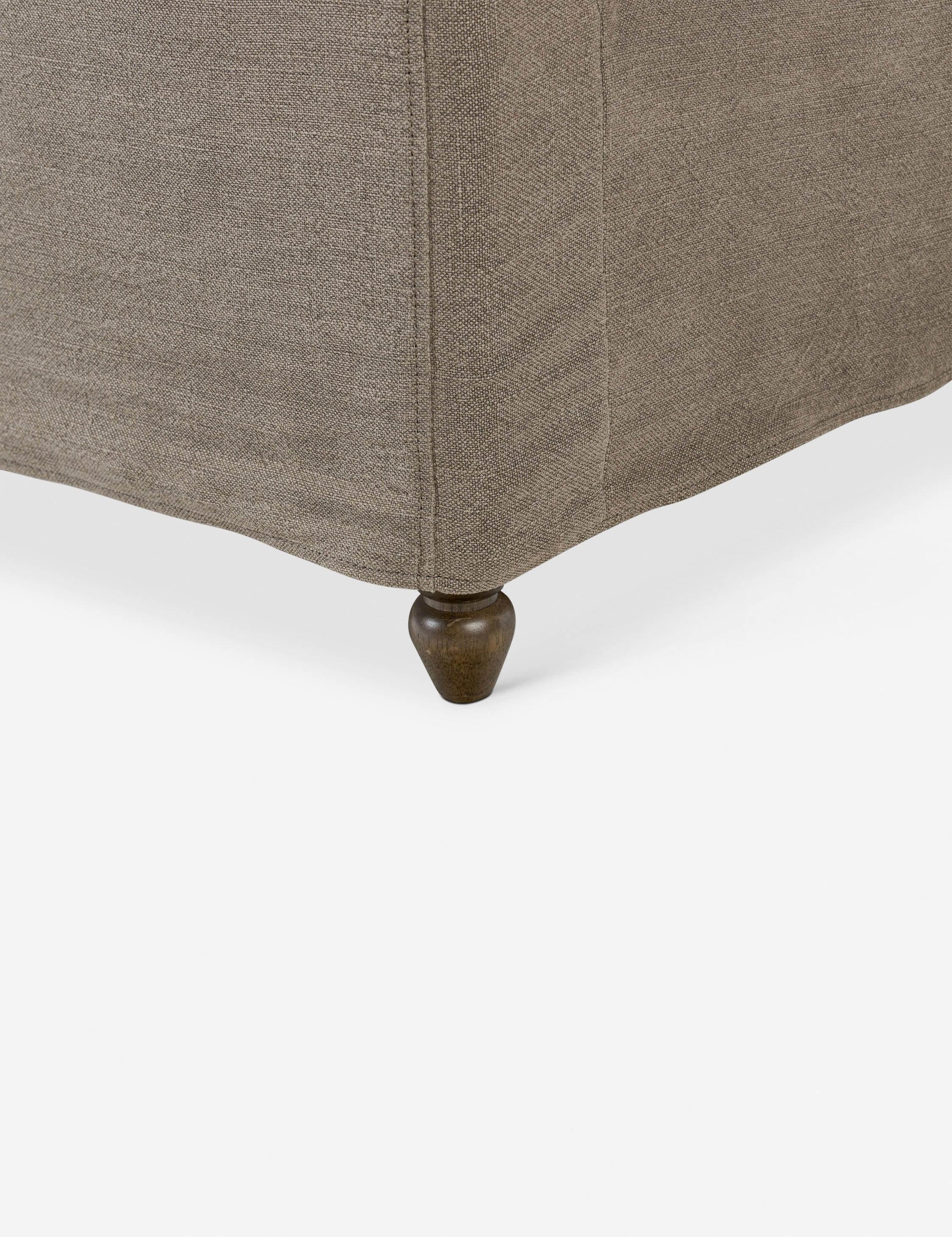 Dalia Slipcover Bed by Amber Lewis x Four Hands - Coffee / Queen