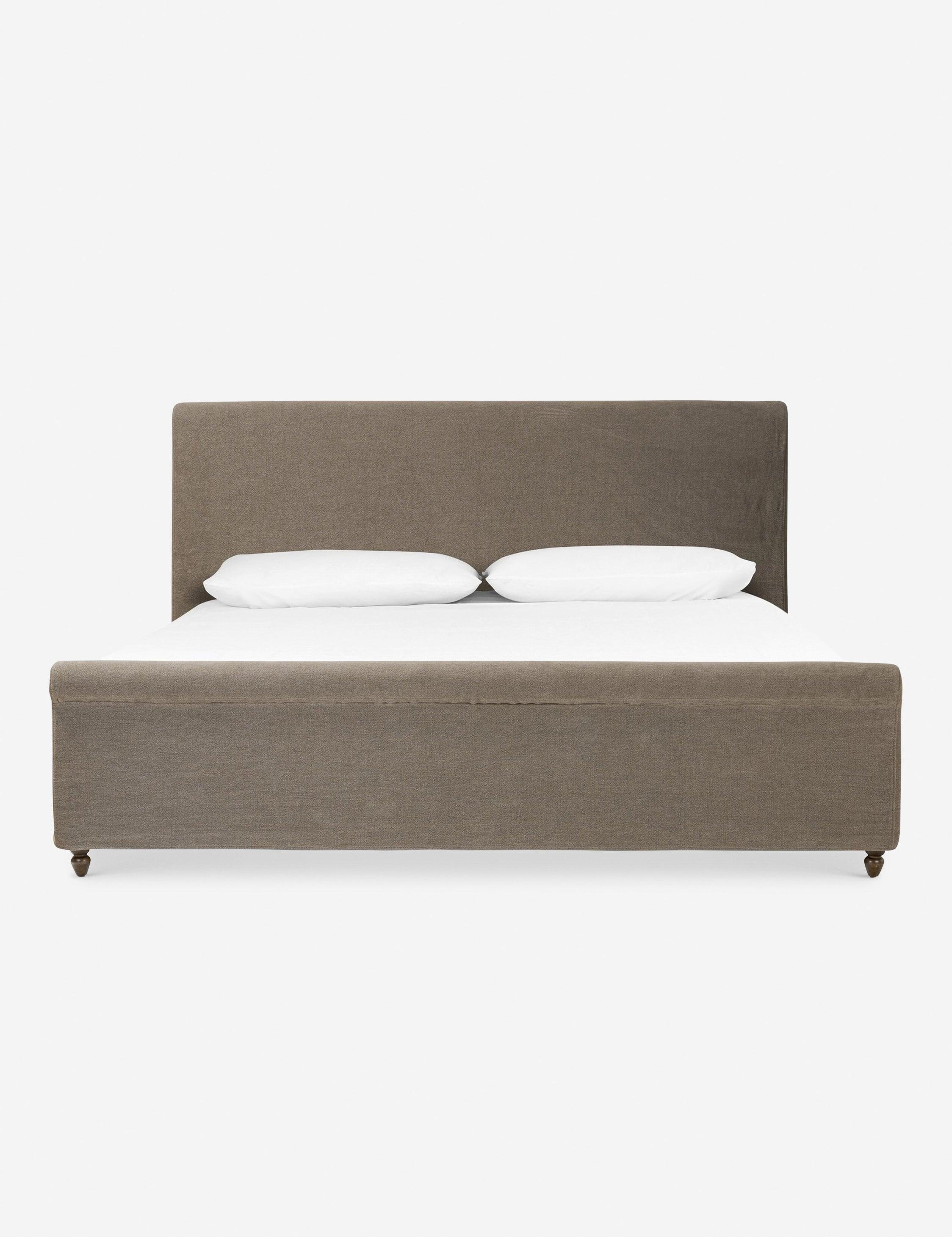 Dalia Slipcover Bed by Amber Lewis x Four Hands - Coffee / Queen