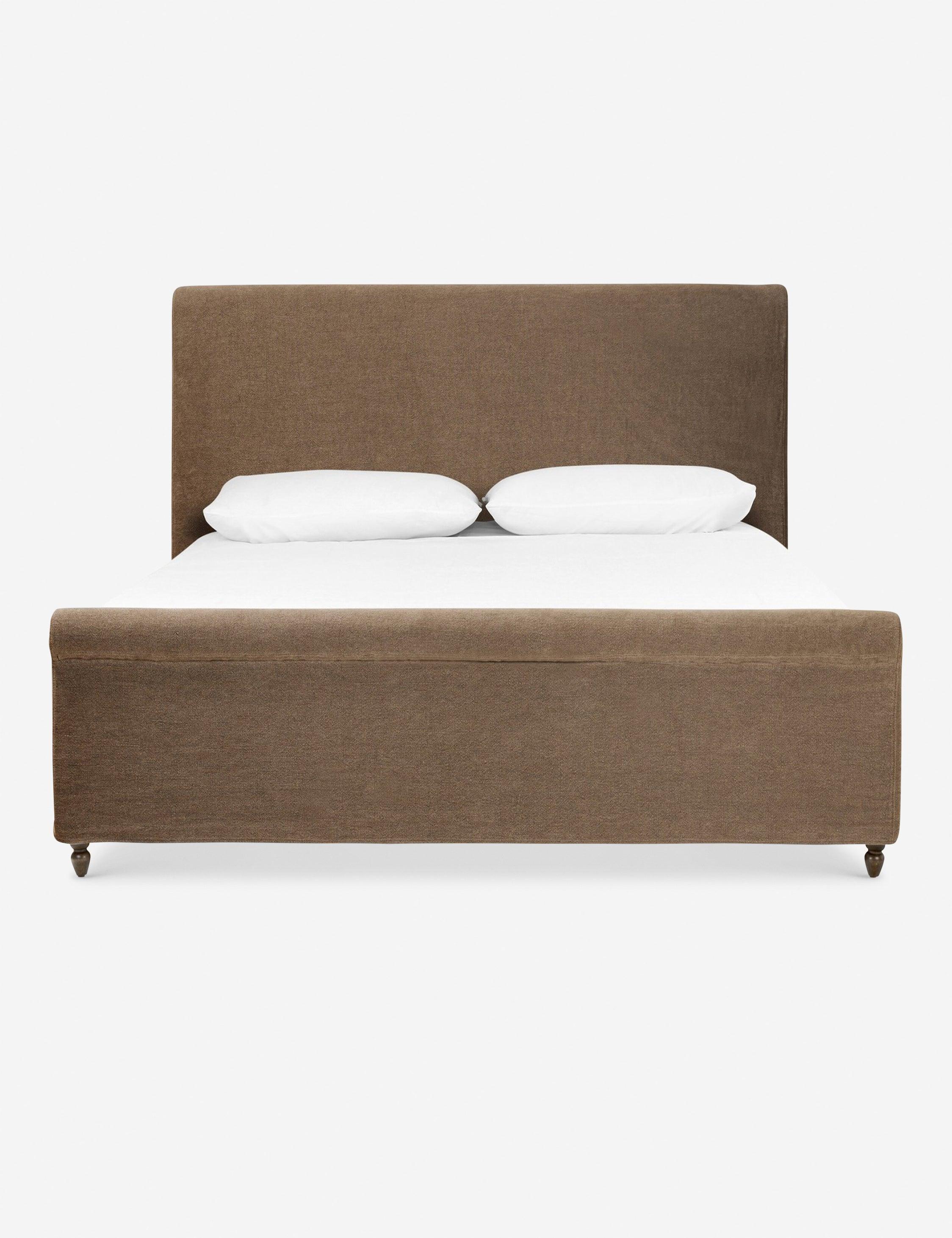 Dalia Slipcover Bed by Amber Lewis x Four Hands - Coffee / Queen