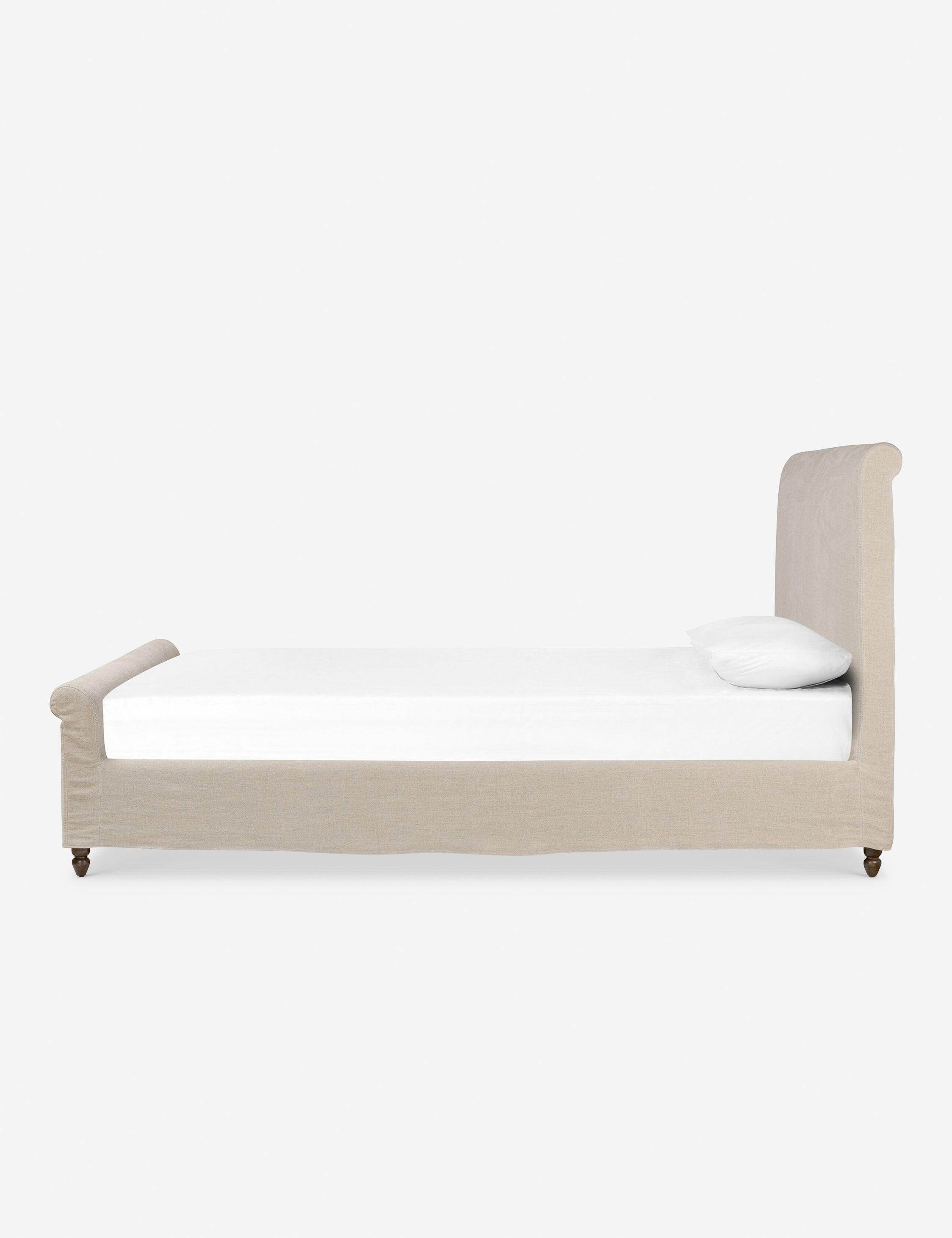 Dalia Slipcover Bed by Amber Lewis x Four Hands - Dune / King