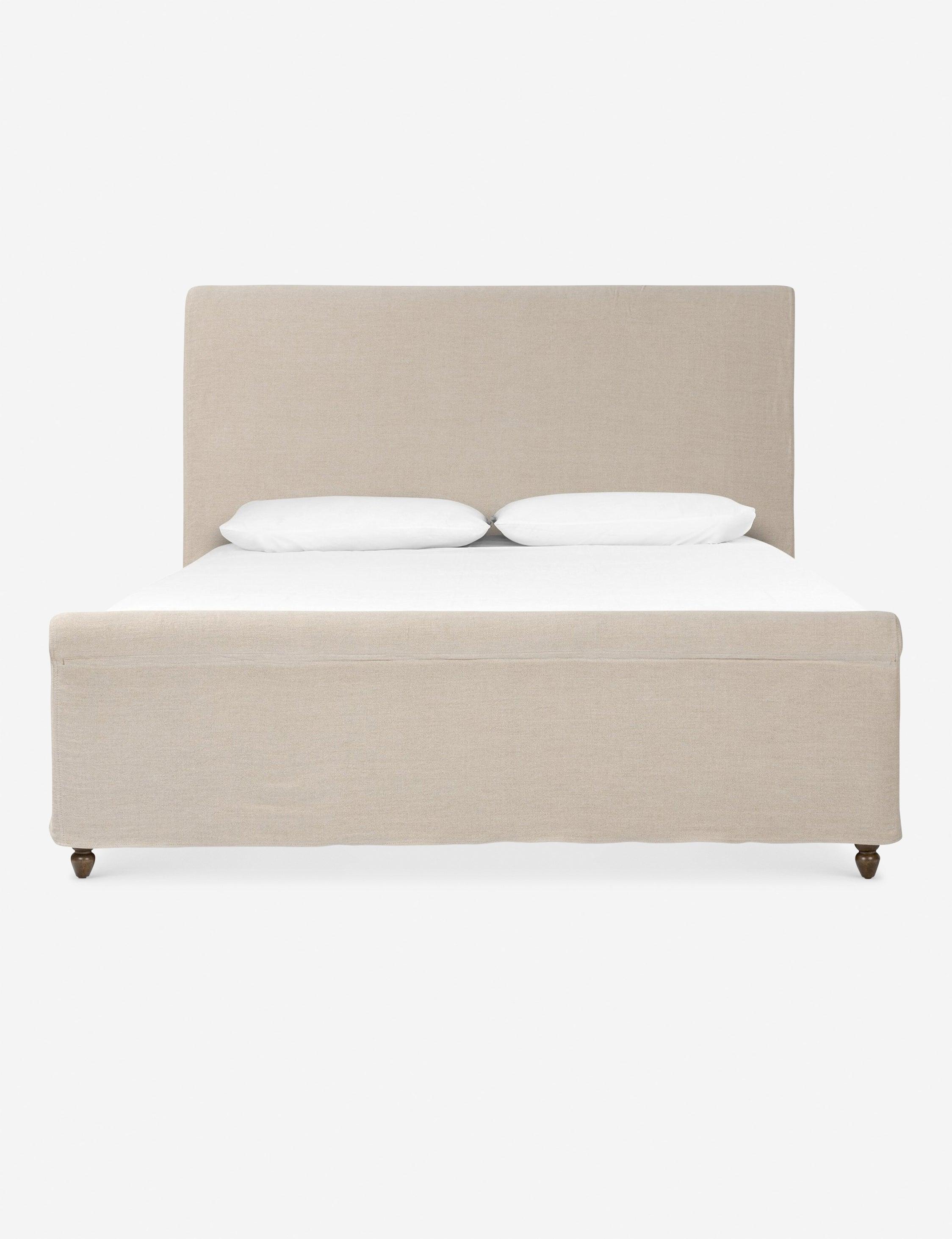 Dalia Slipcover Bed by Amber Lewis x Four Hands - Dune / Queen