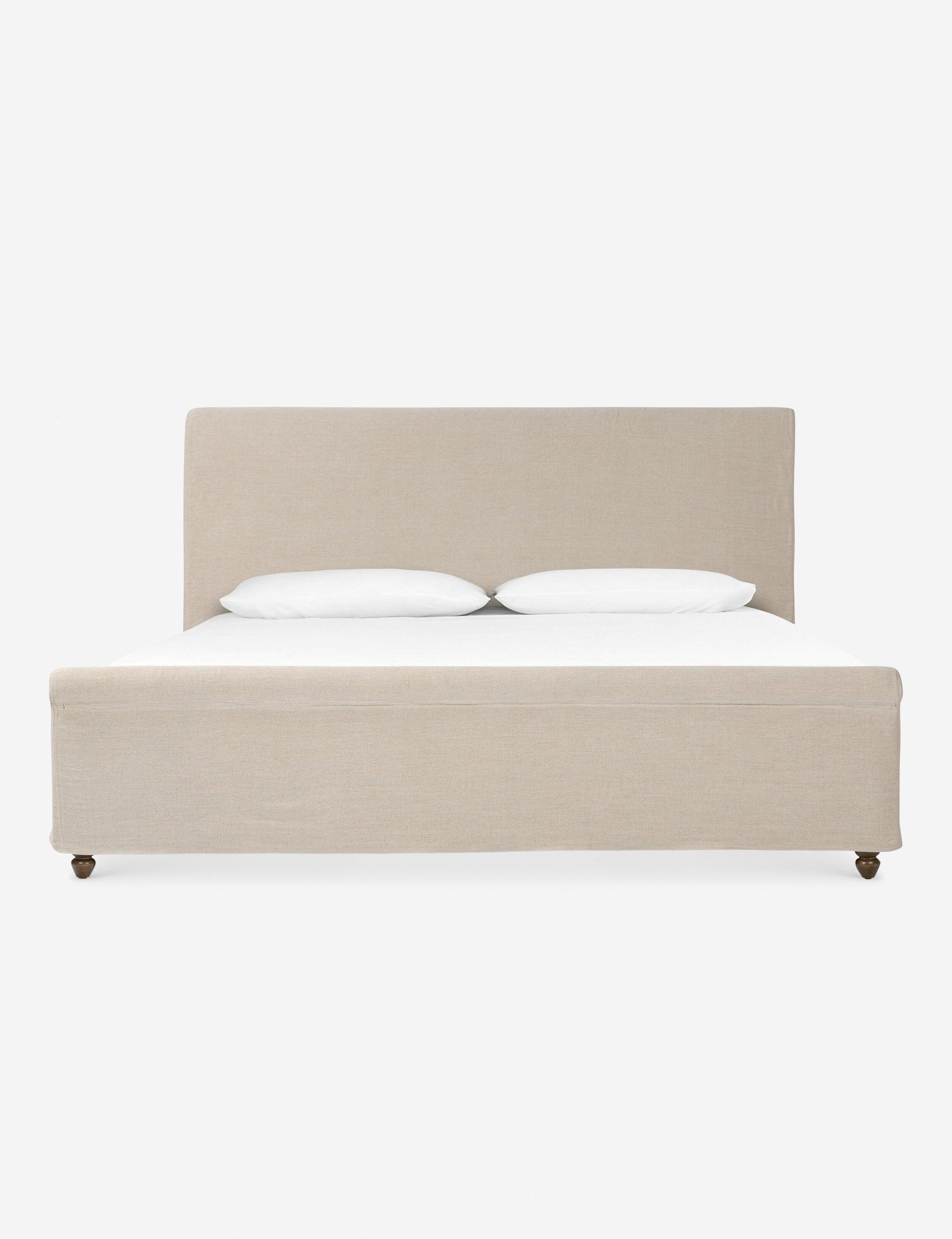 Dalia Slipcover Bed by Amber Lewis x Four Hands - Dune / King