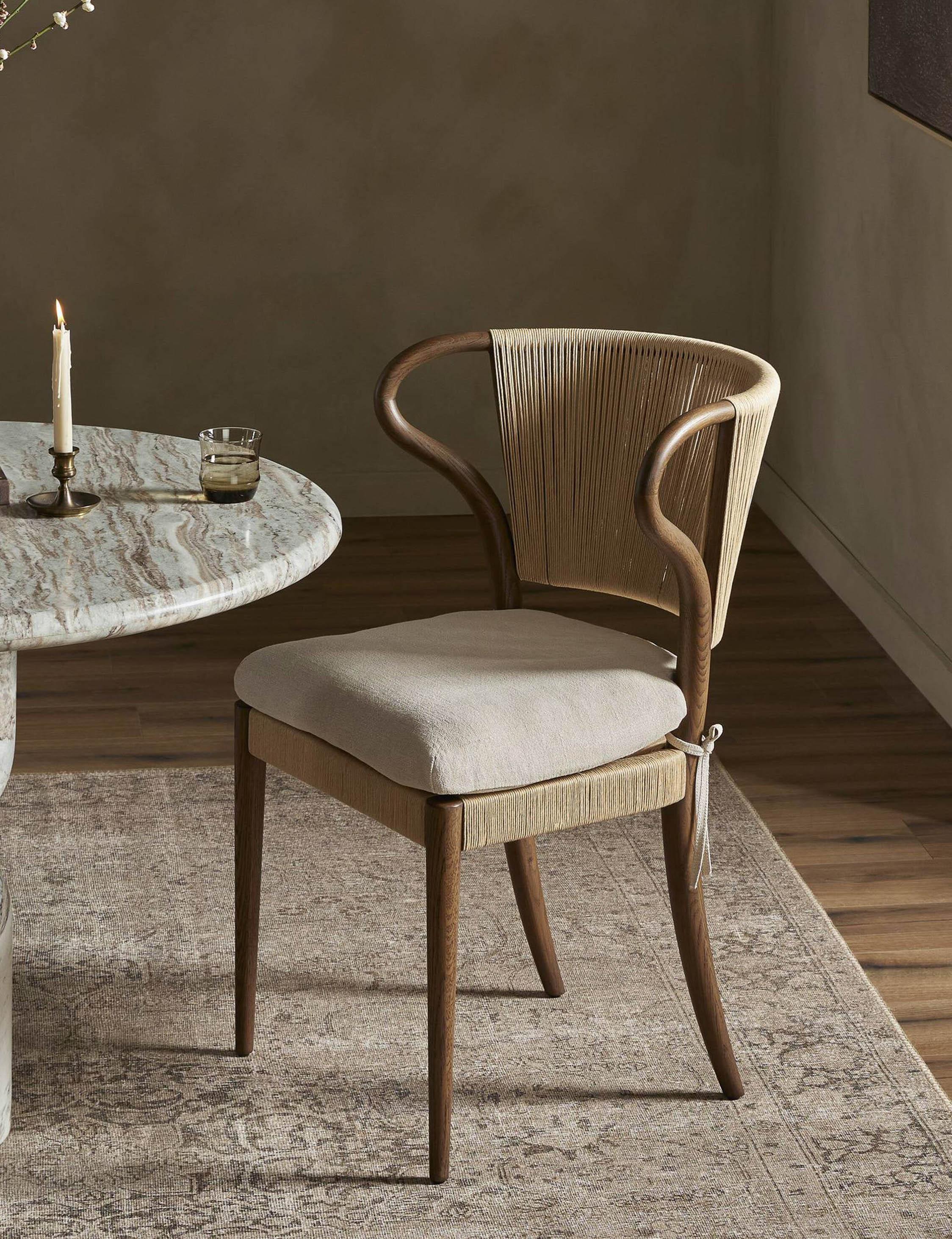 Amira Dining Chair by Amber Lewis x Four Hands - Dune