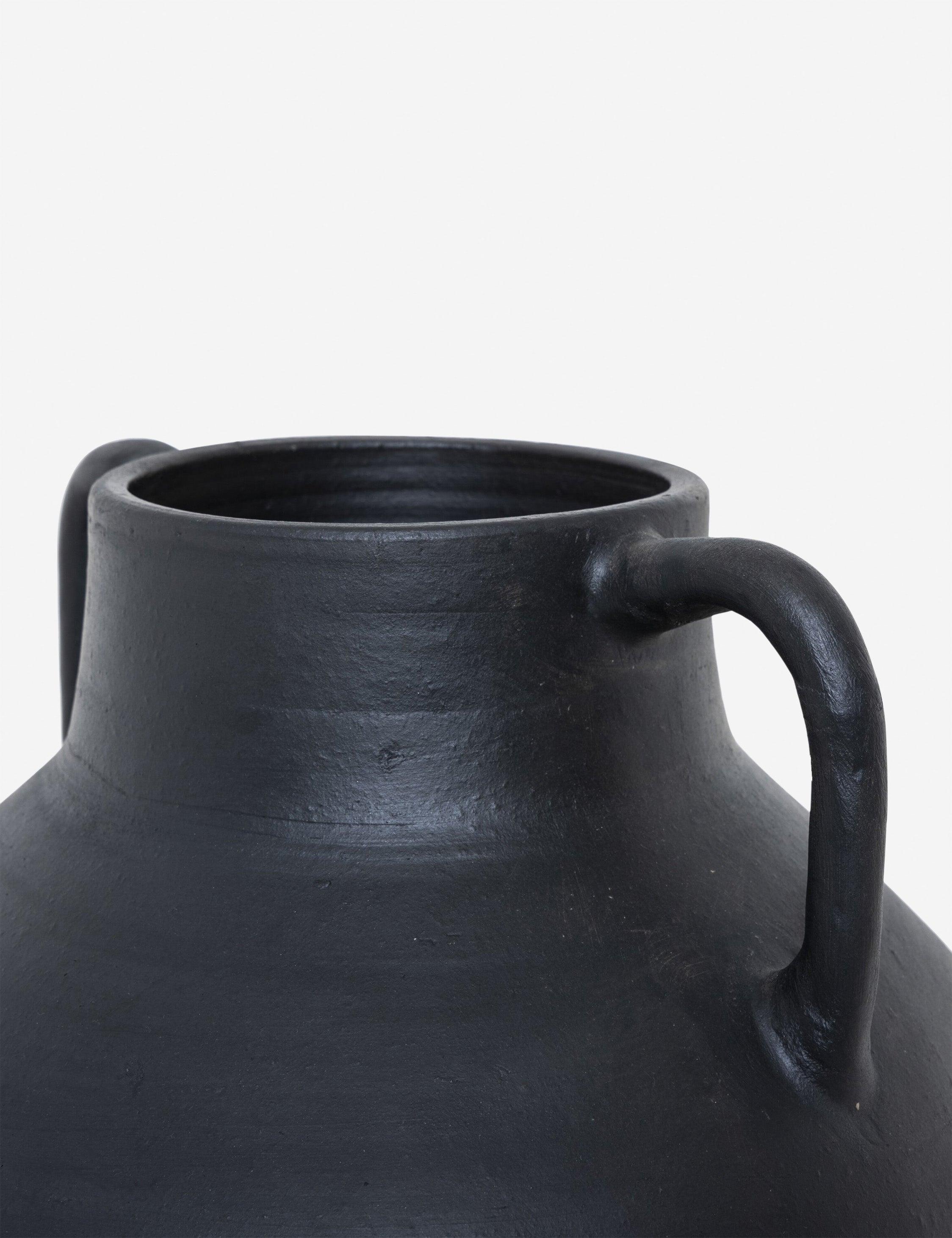 Atrani Vase by Amber Lewis x Four Hands - Black Terracotta