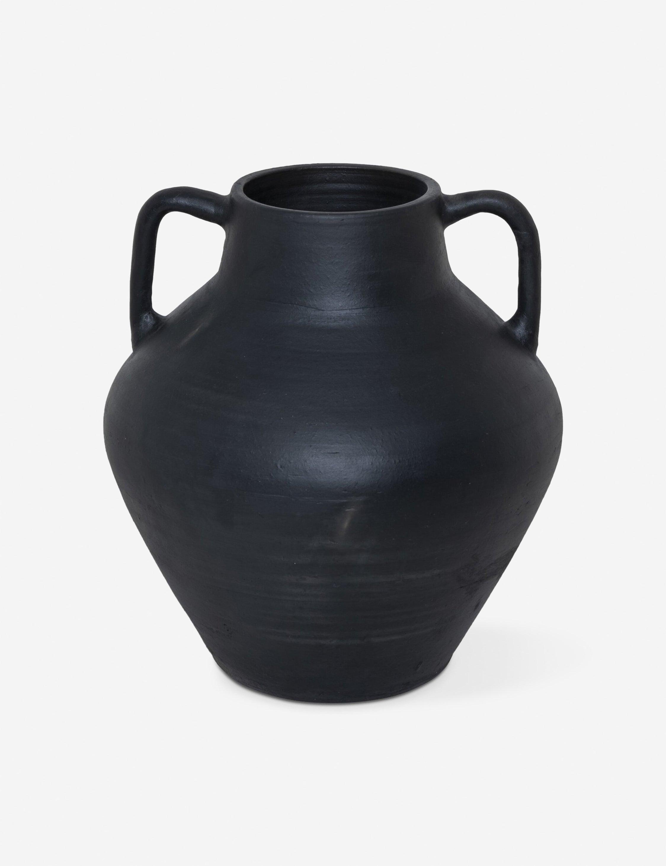 Atrani Vase by Amber Lewis x Four Hands - Black Terracotta