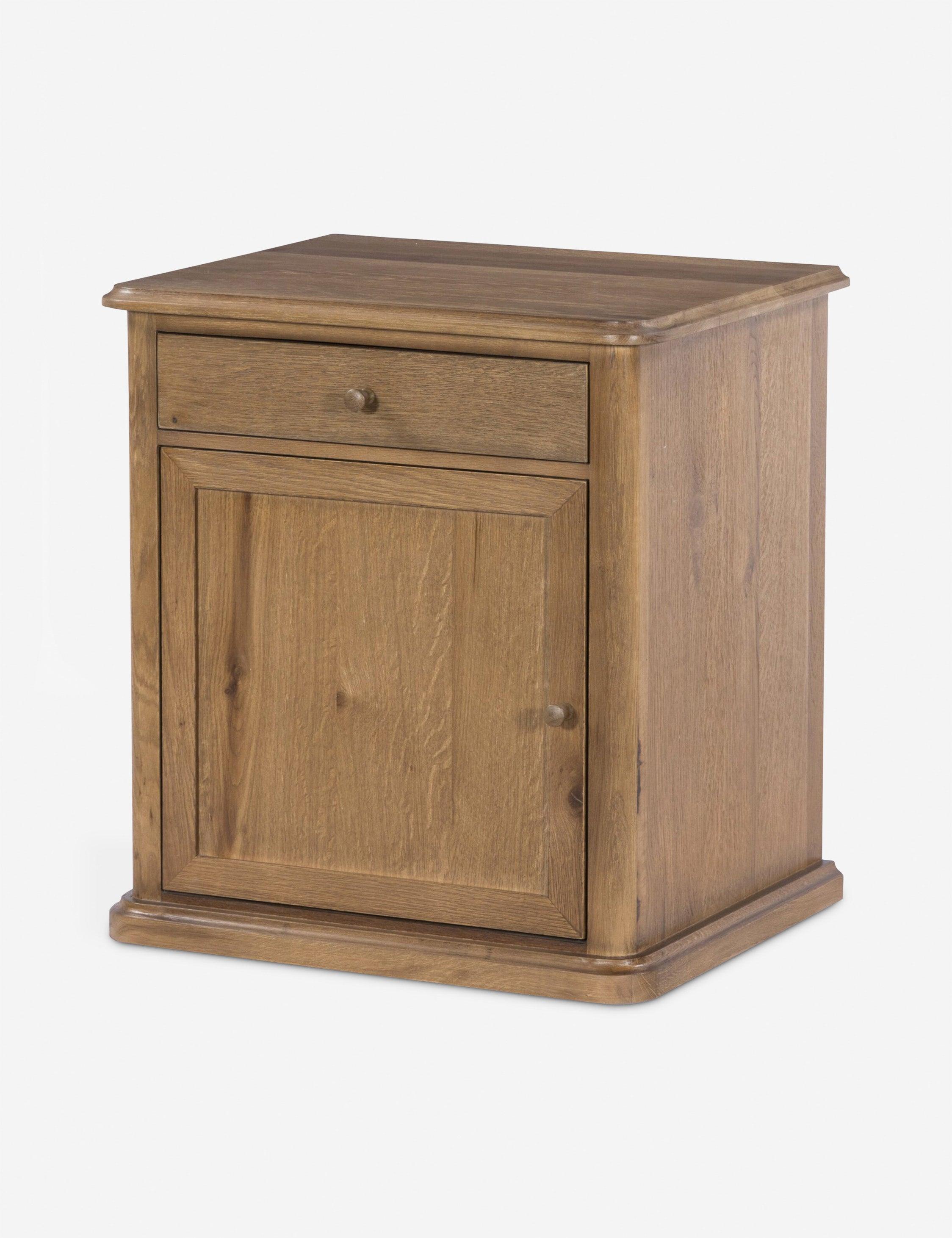 Poppy Nightstand by Amber Lewis x Four Hands - Saddle Brown / Left