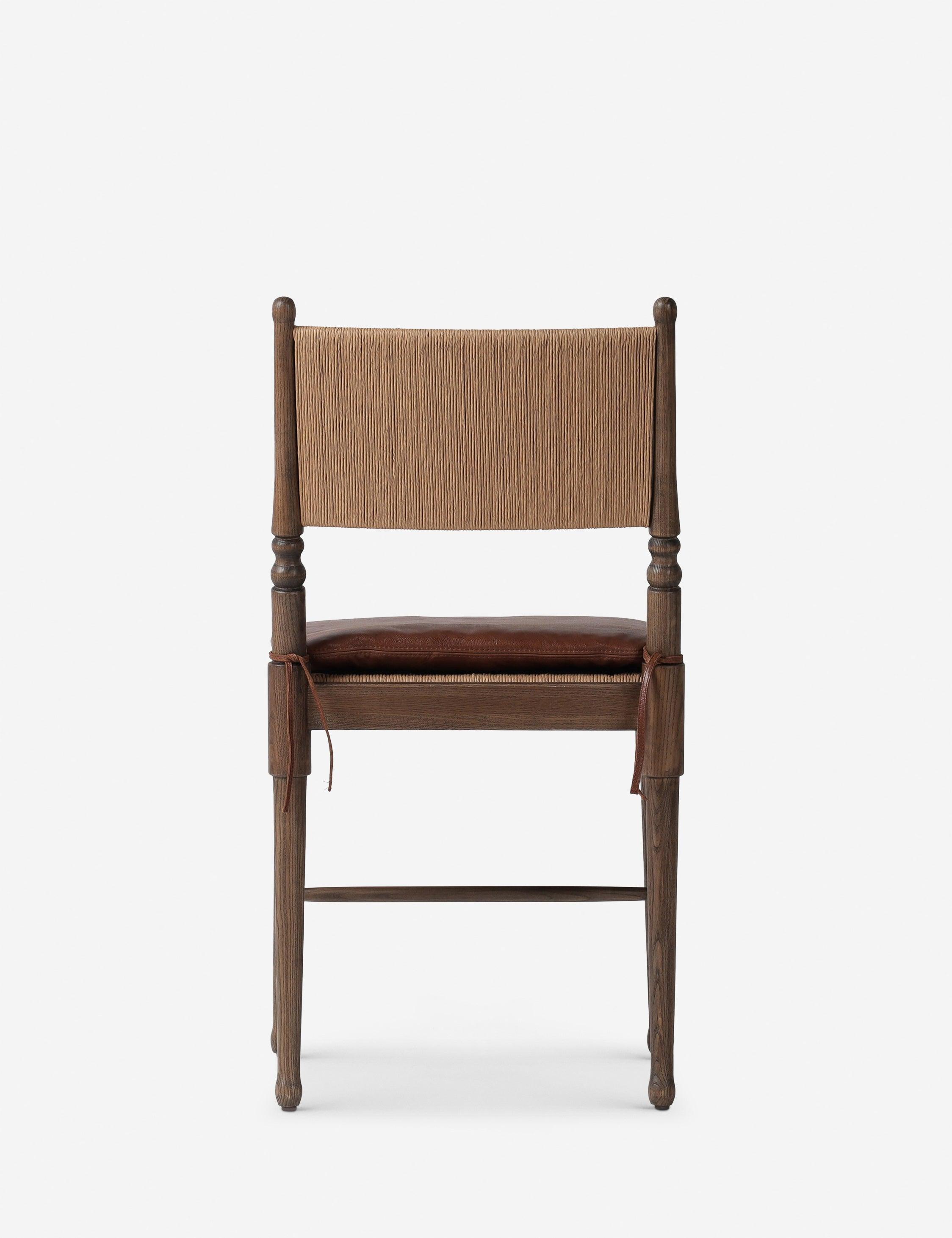 Fayth Dining Chair by Amber Lewis x Four Hands - Mahogany Leather