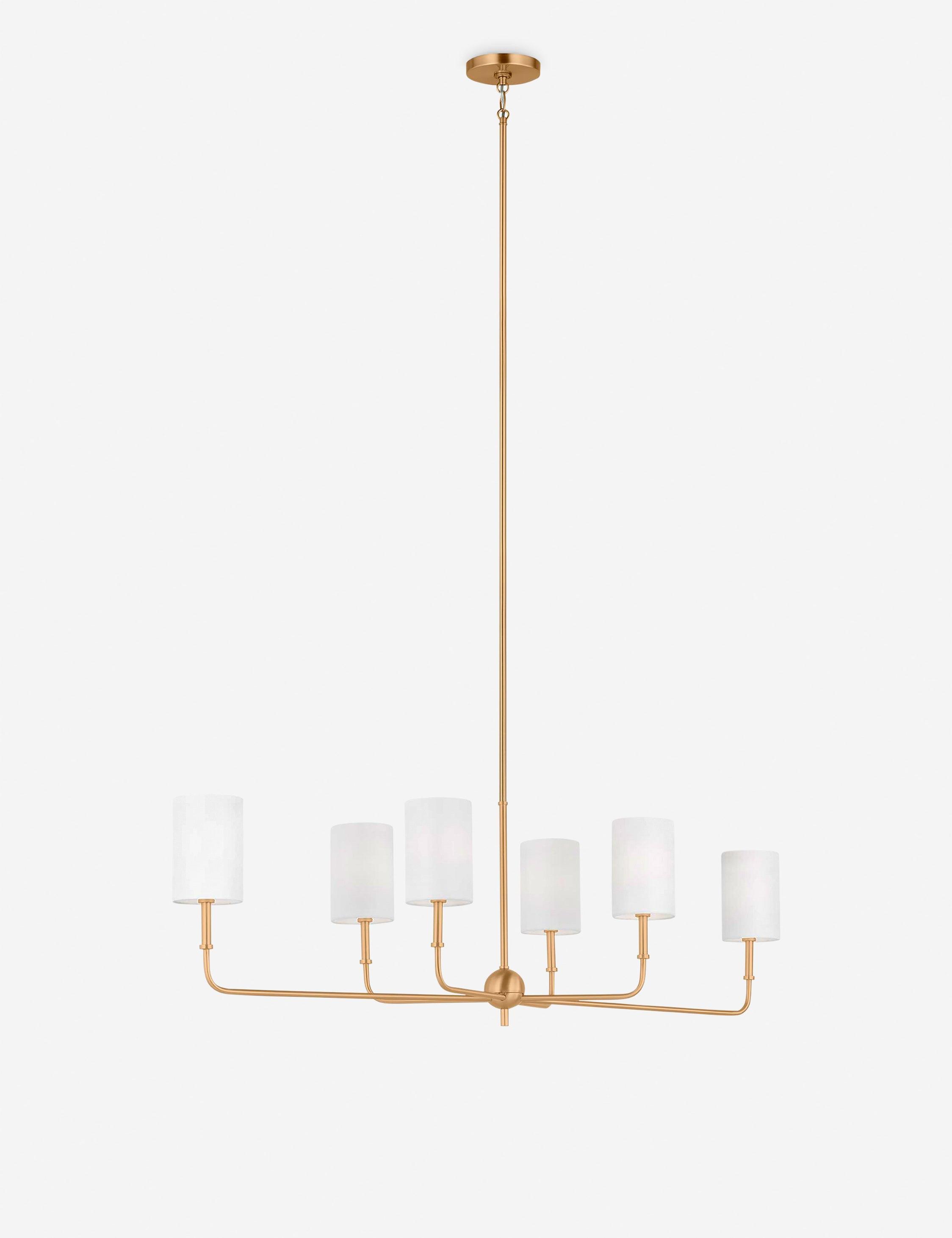 Legrand Linear Chandelier - Brass / 44"W