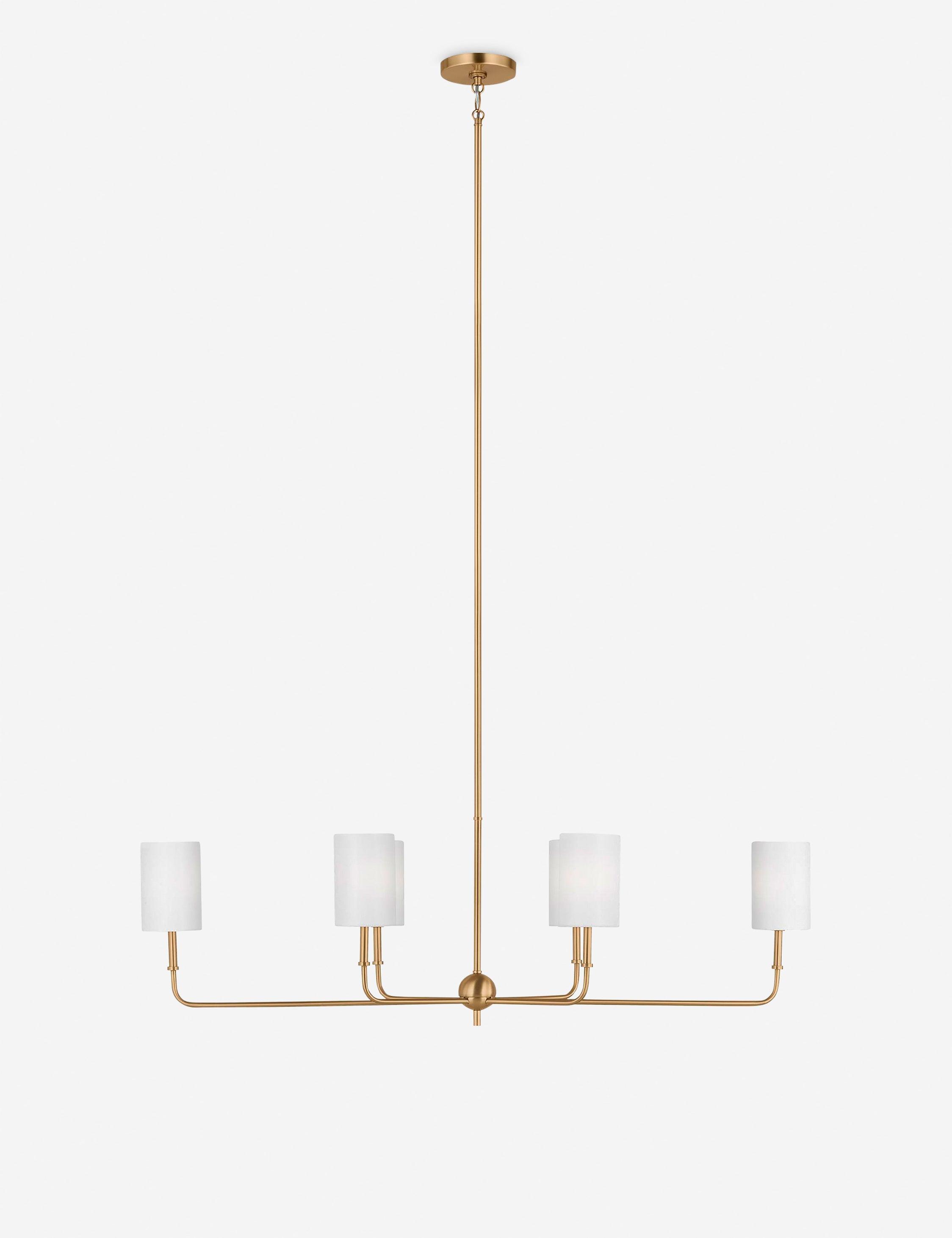 Legrand Linear Chandelier - Brass / 44"W