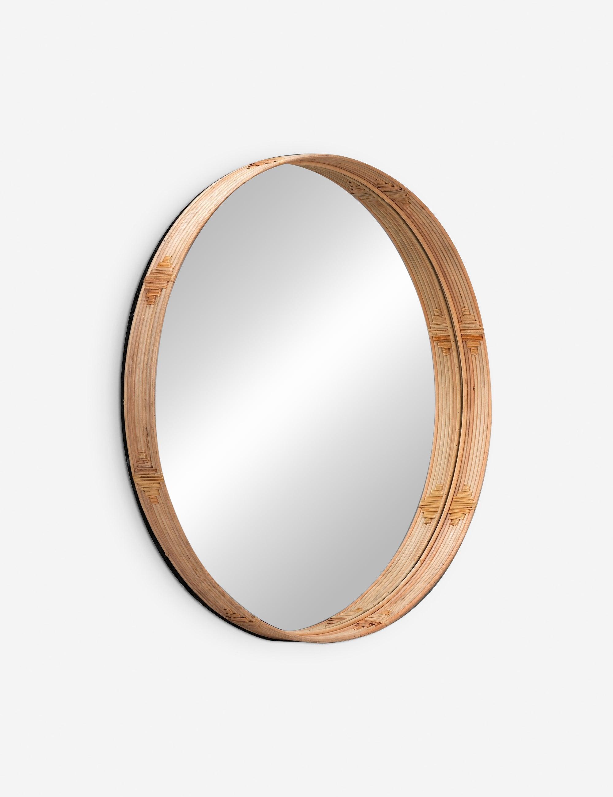 Adaline Round Mirror - Natural